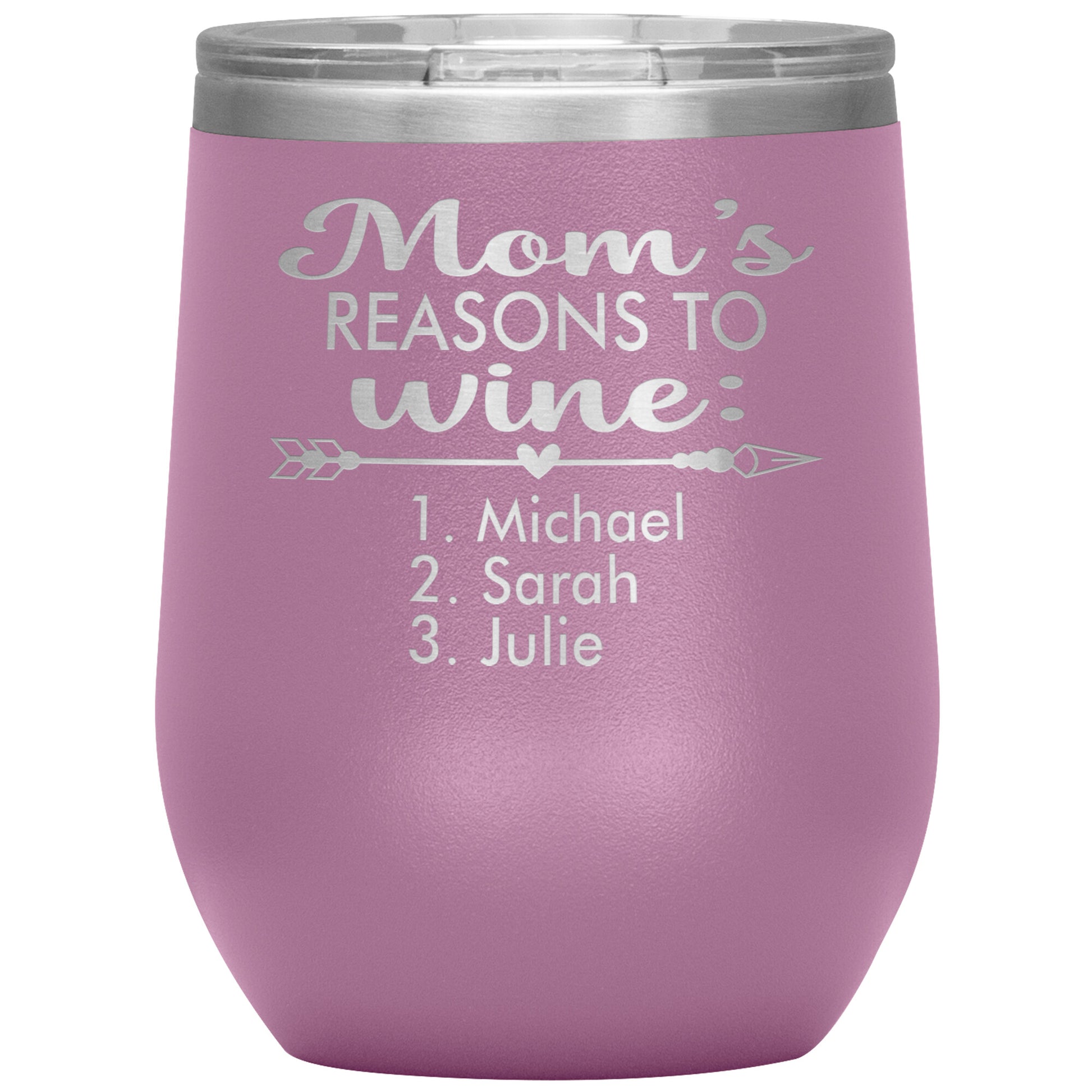 Mom's Reason to Wine Tumbler