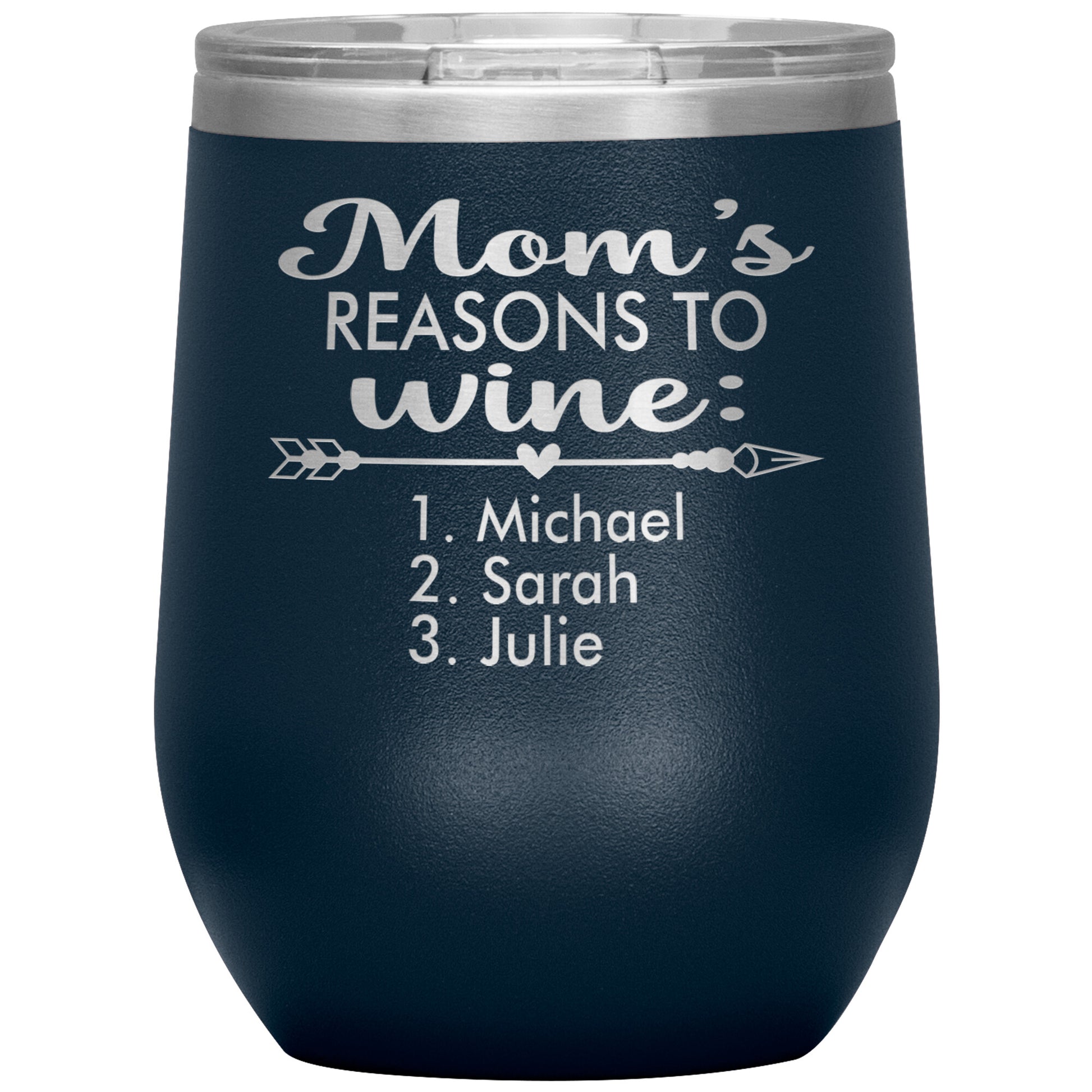 Mom's Reason to Wine Tumbler