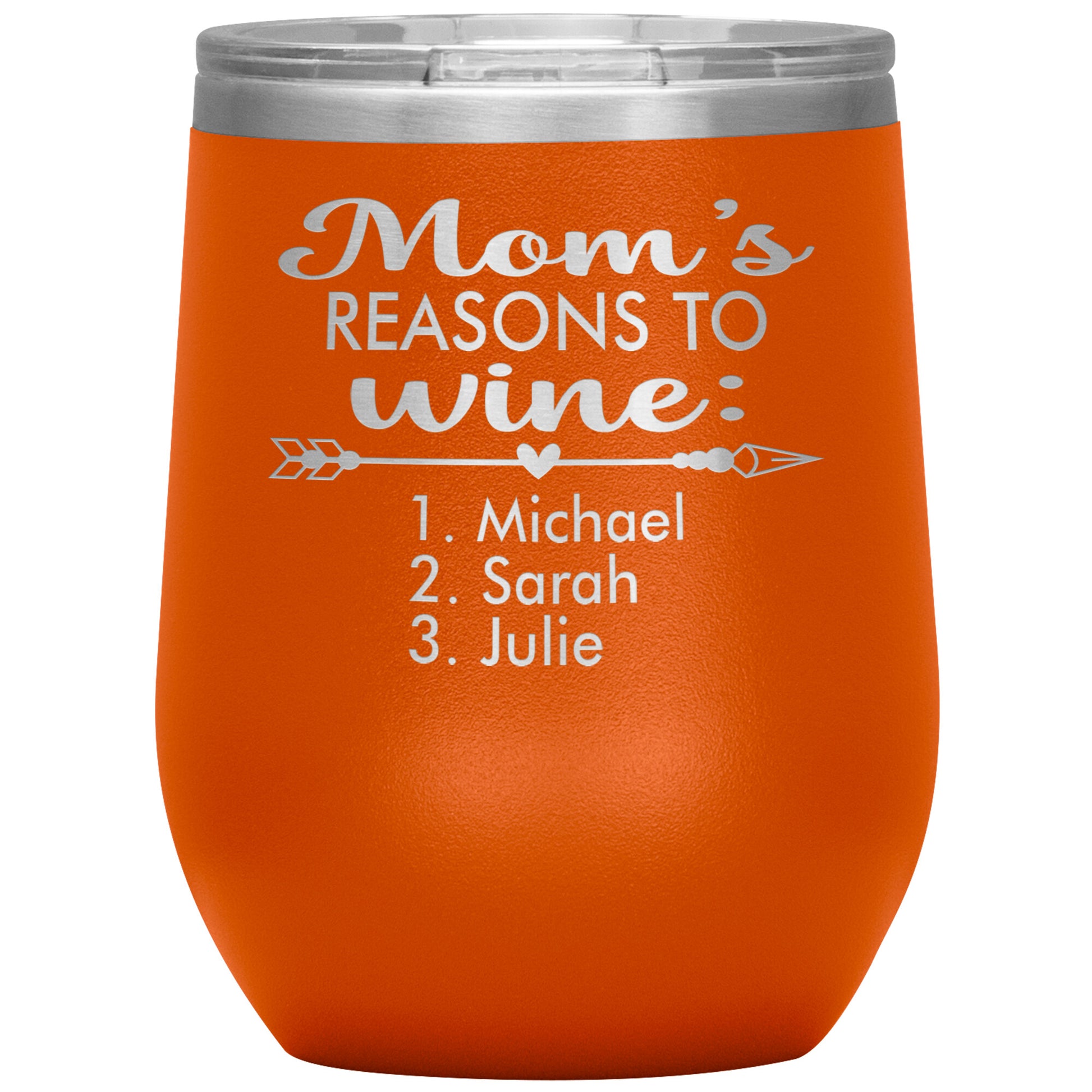 Mom's Reason to Wine Tumbler