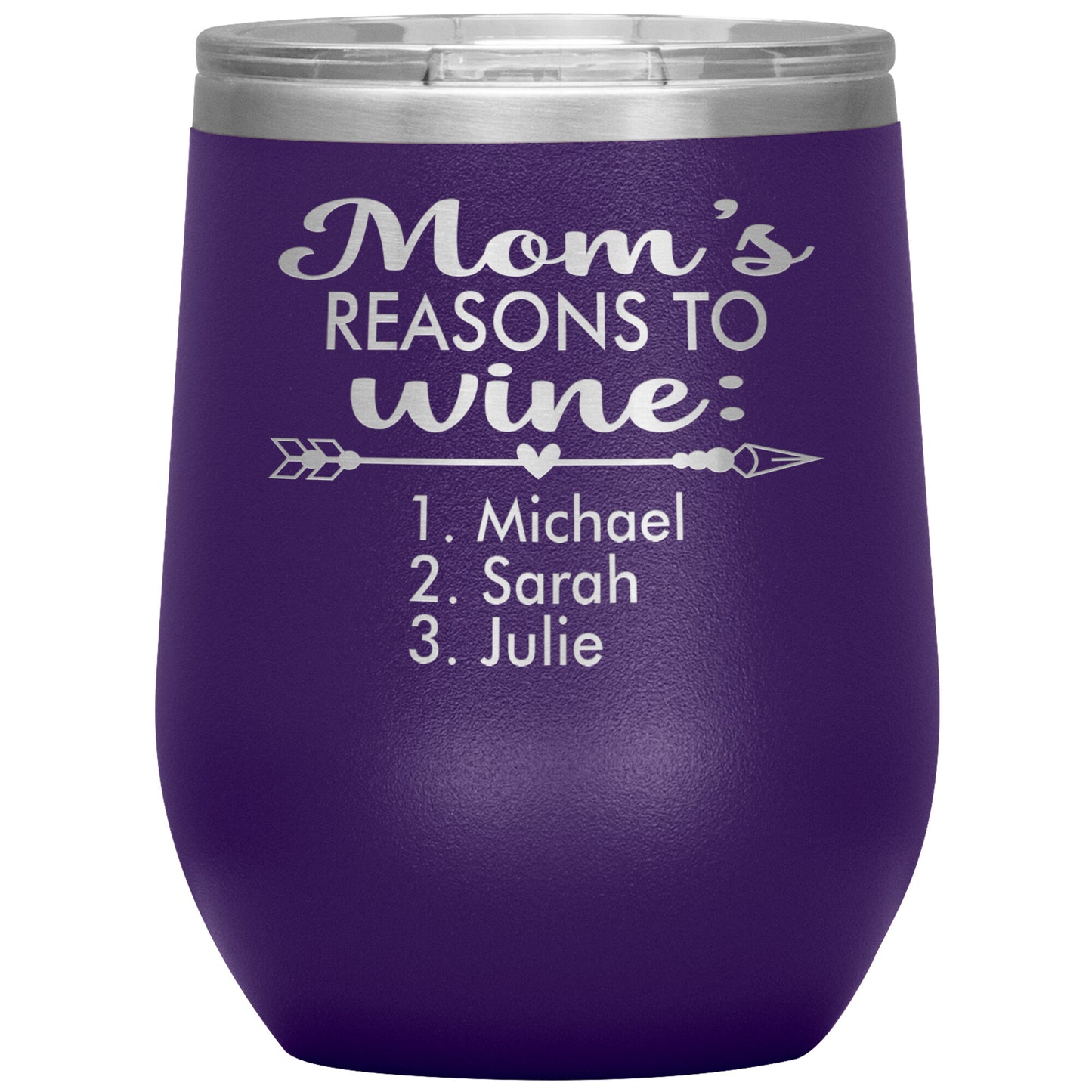 Mom's Reason to Wine Tumbler