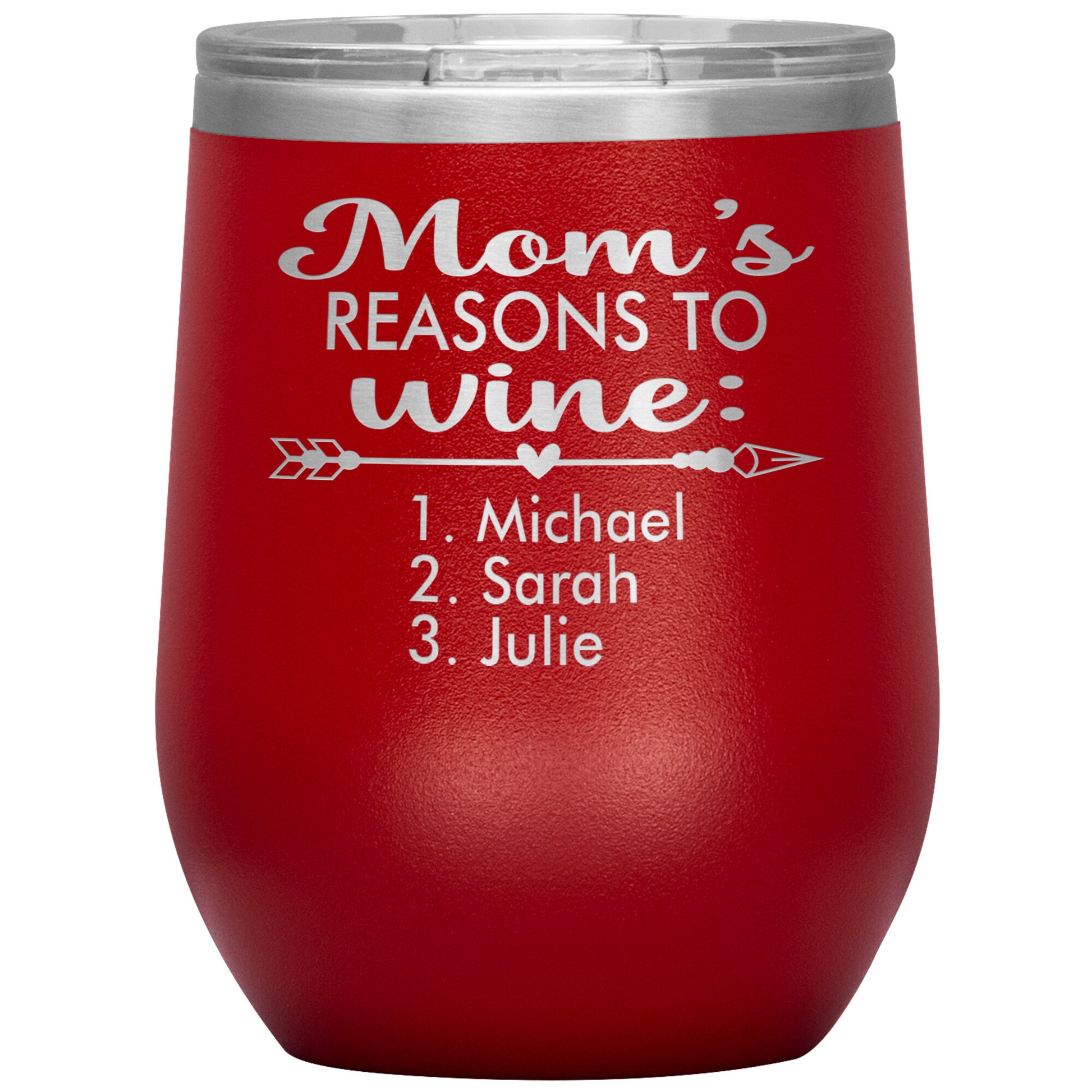 Mom's Reason to Wine Tumbler