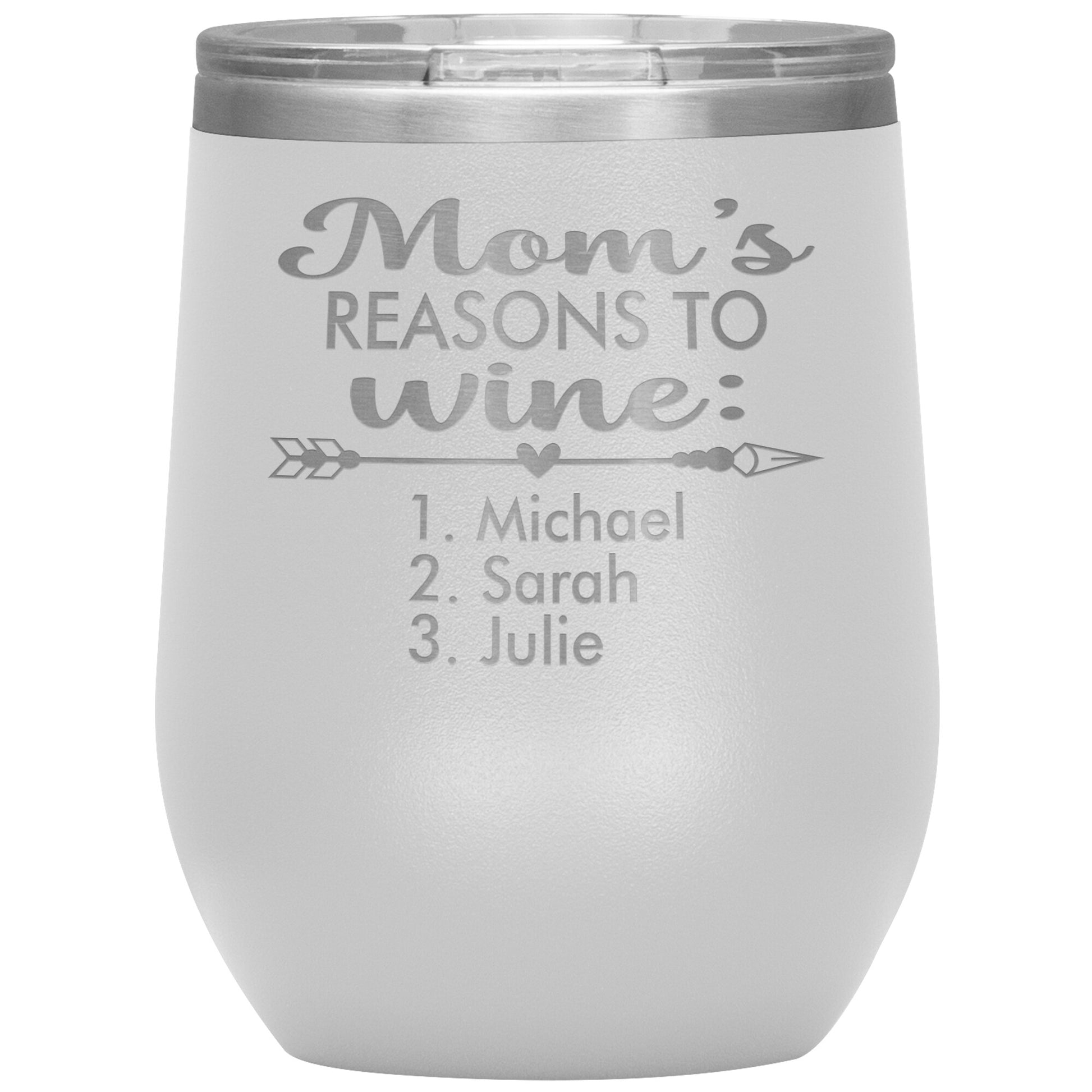 Mom's Reason to Wine Tumbler
