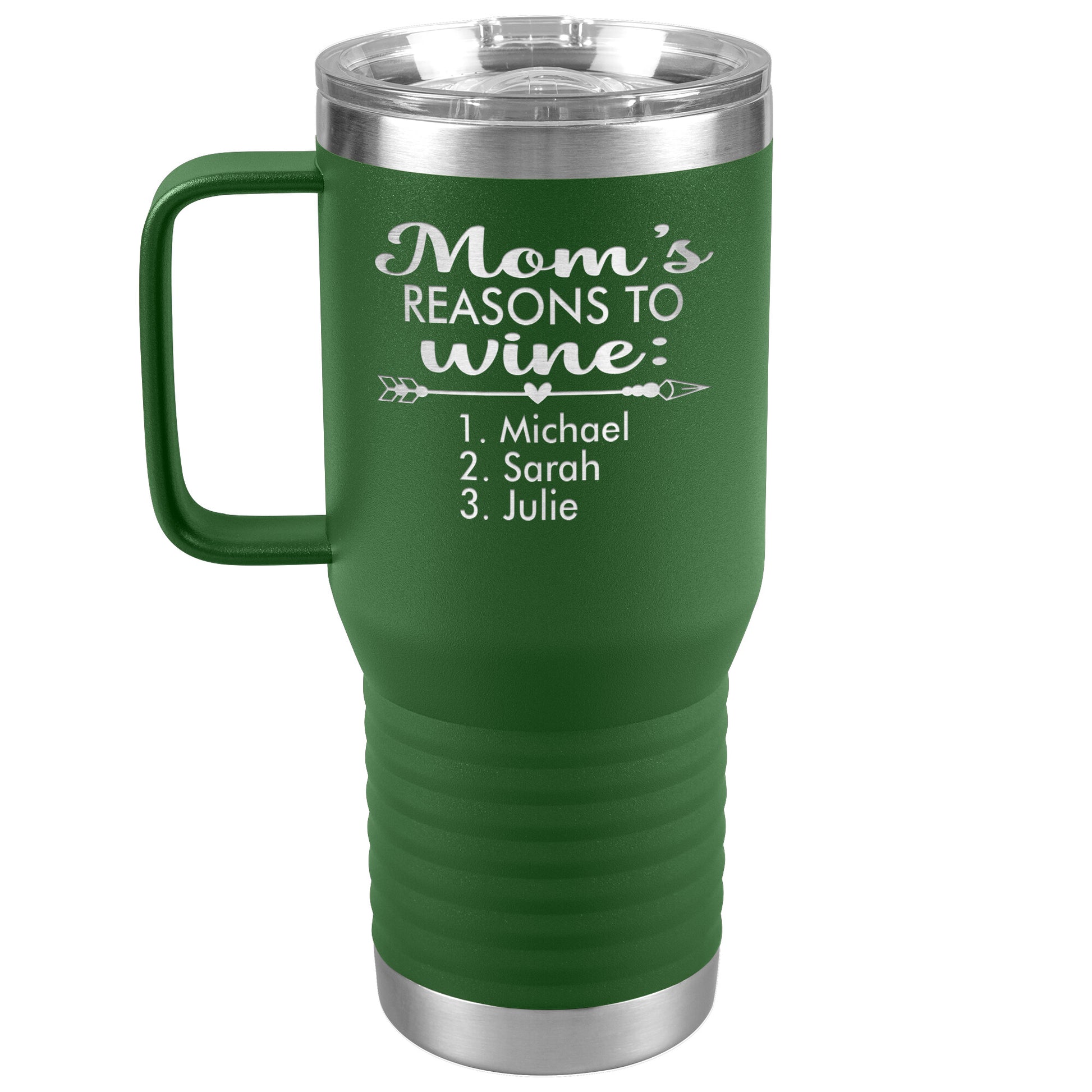 Mom's Reason to Wine Tumbler