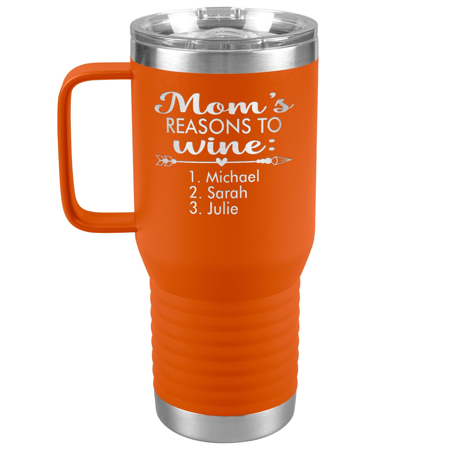 Mom's Reason to Wine Tumbler