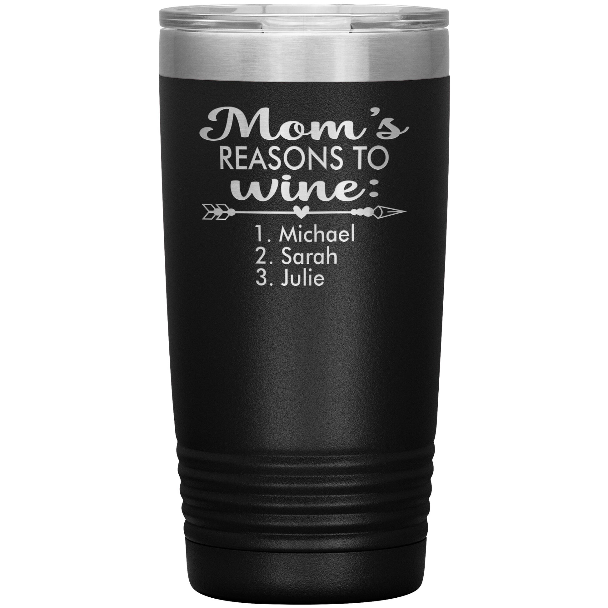 Mom's Reason to Wine Tumbler