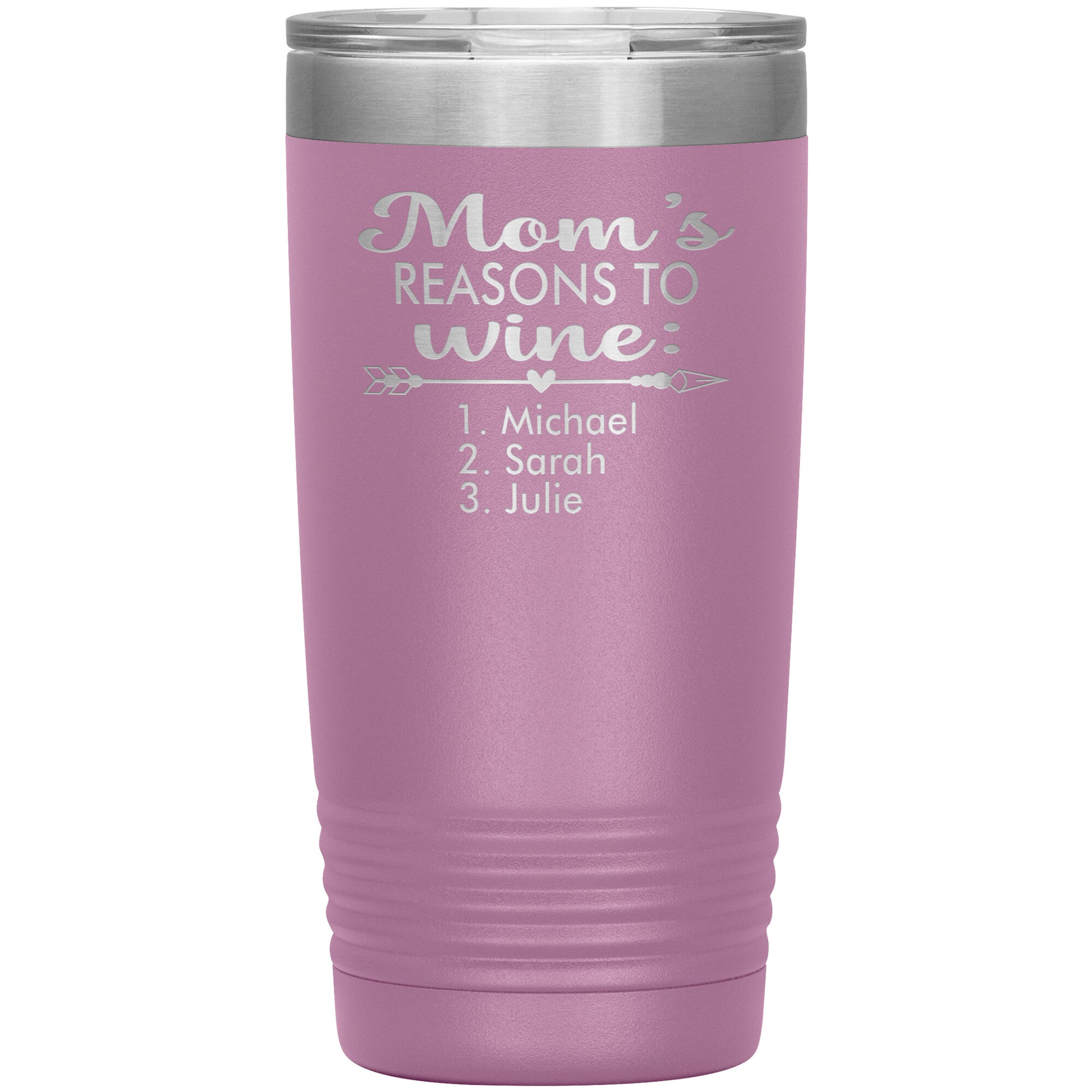 Mom's Reason to Wine Tumbler