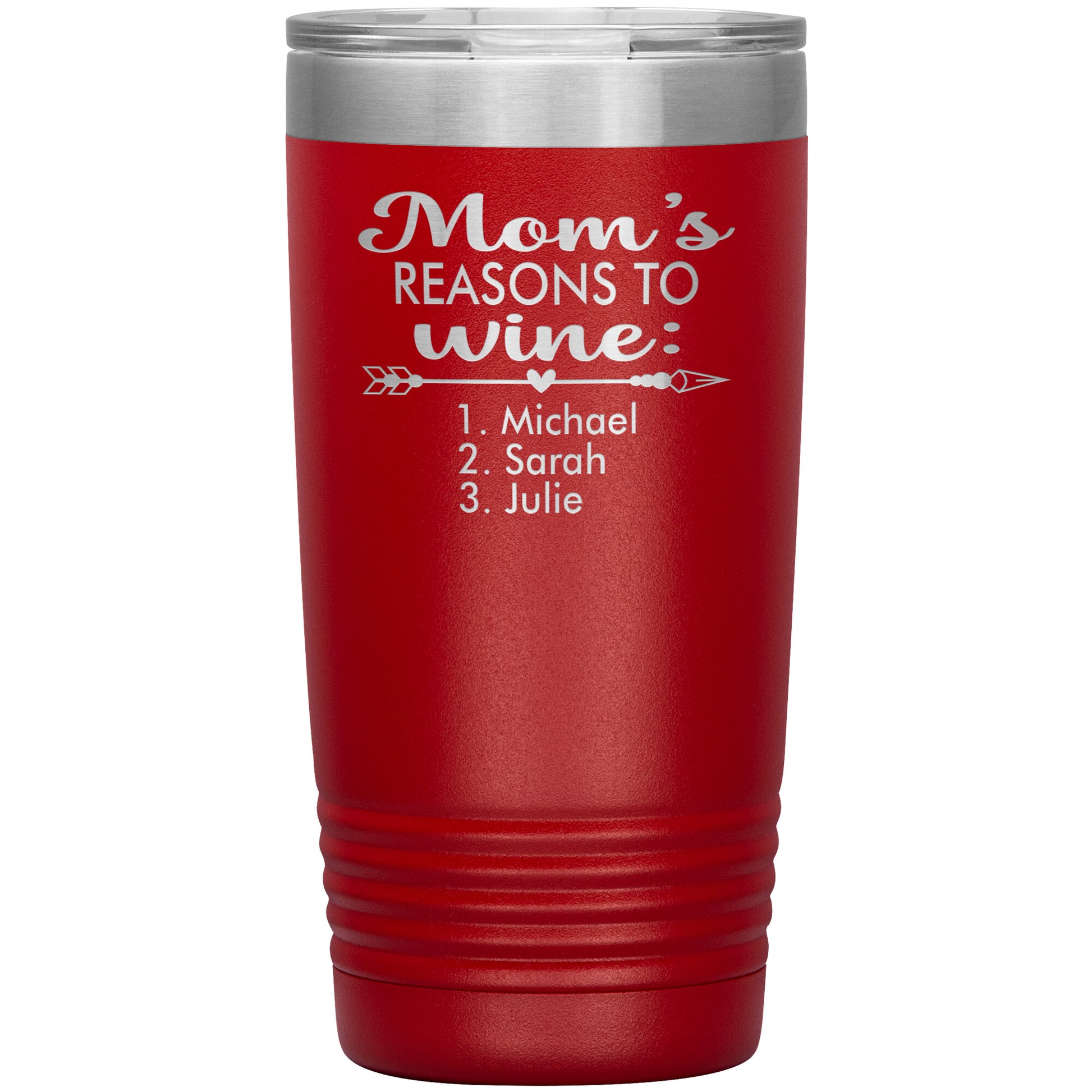 Mom's Reason to Wine Tumbler