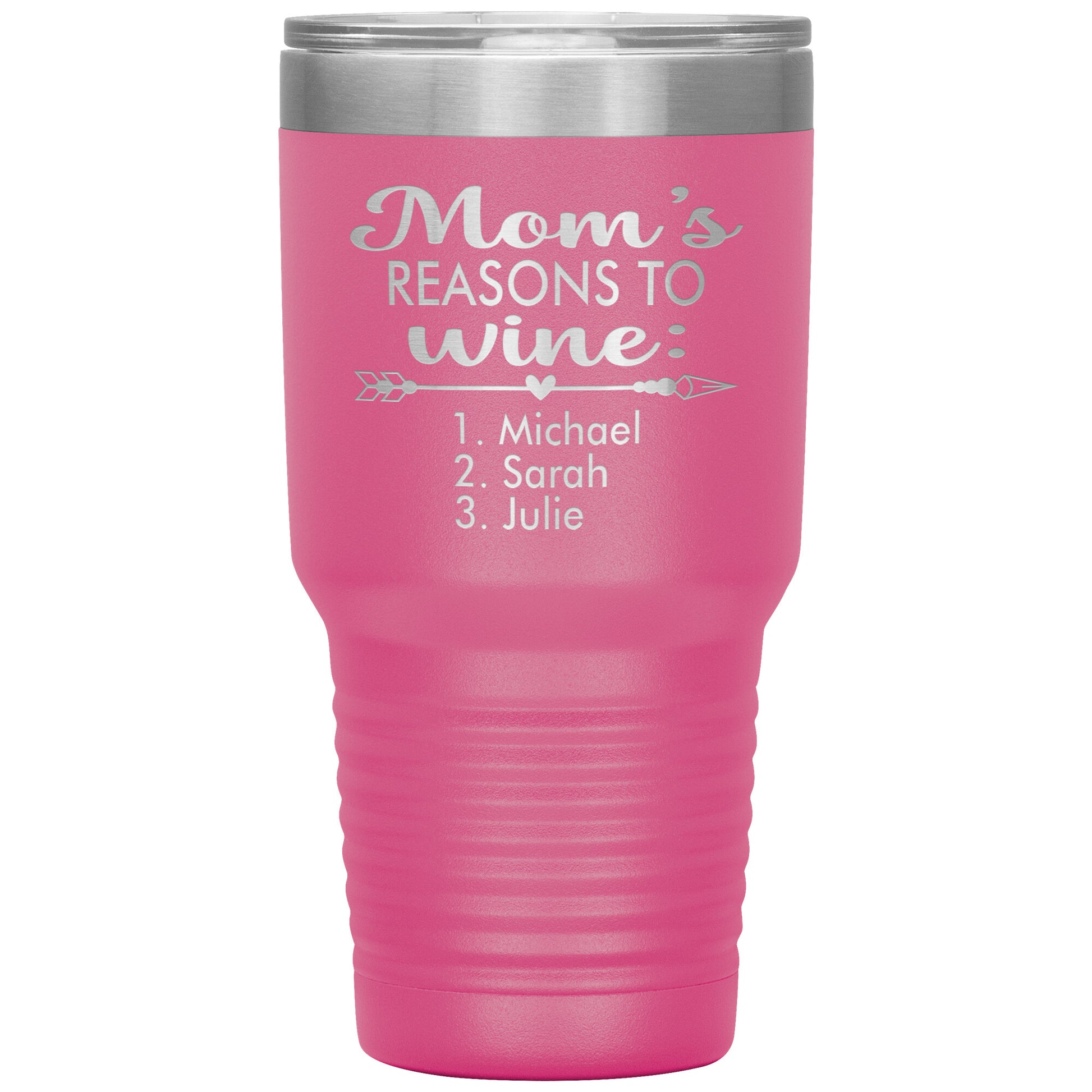Mom's Reason to Wine Tumbler