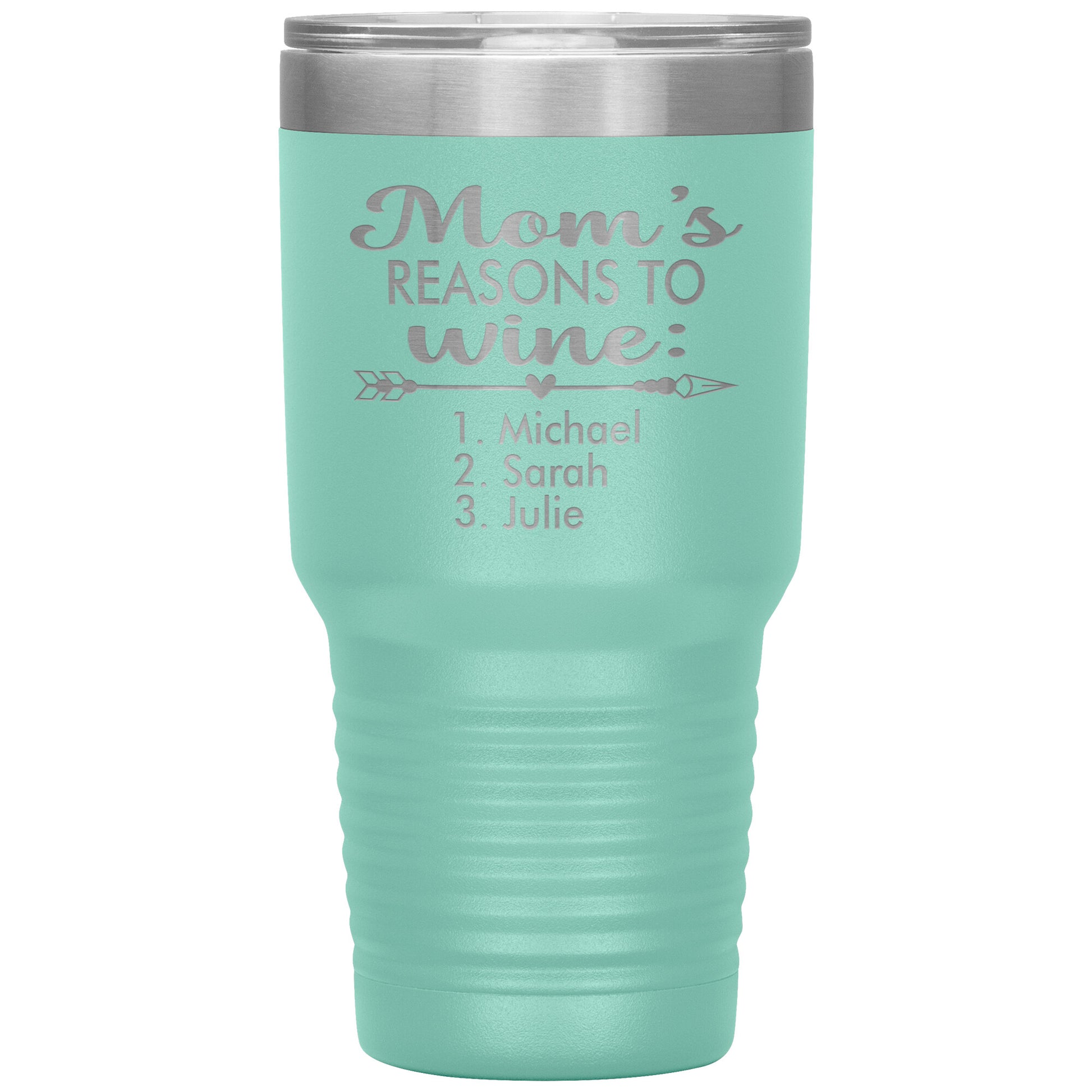 Mom's Reason to Wine Tumbler