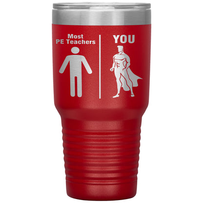Most PE Teachers Men Tumbler