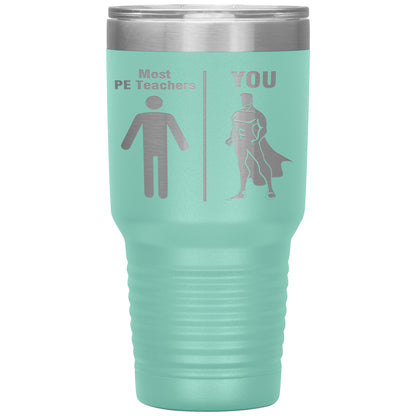 Most PE Teachers Men Tumbler