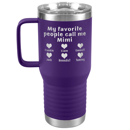 My Favorite People Call Me Mimi Tumbler
