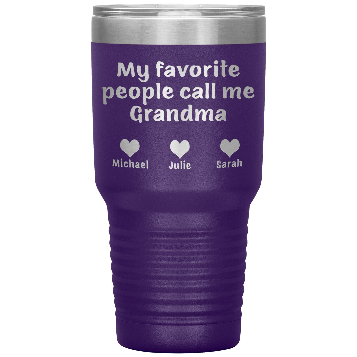 My Favorite People Call Me Grandma Tumbler
