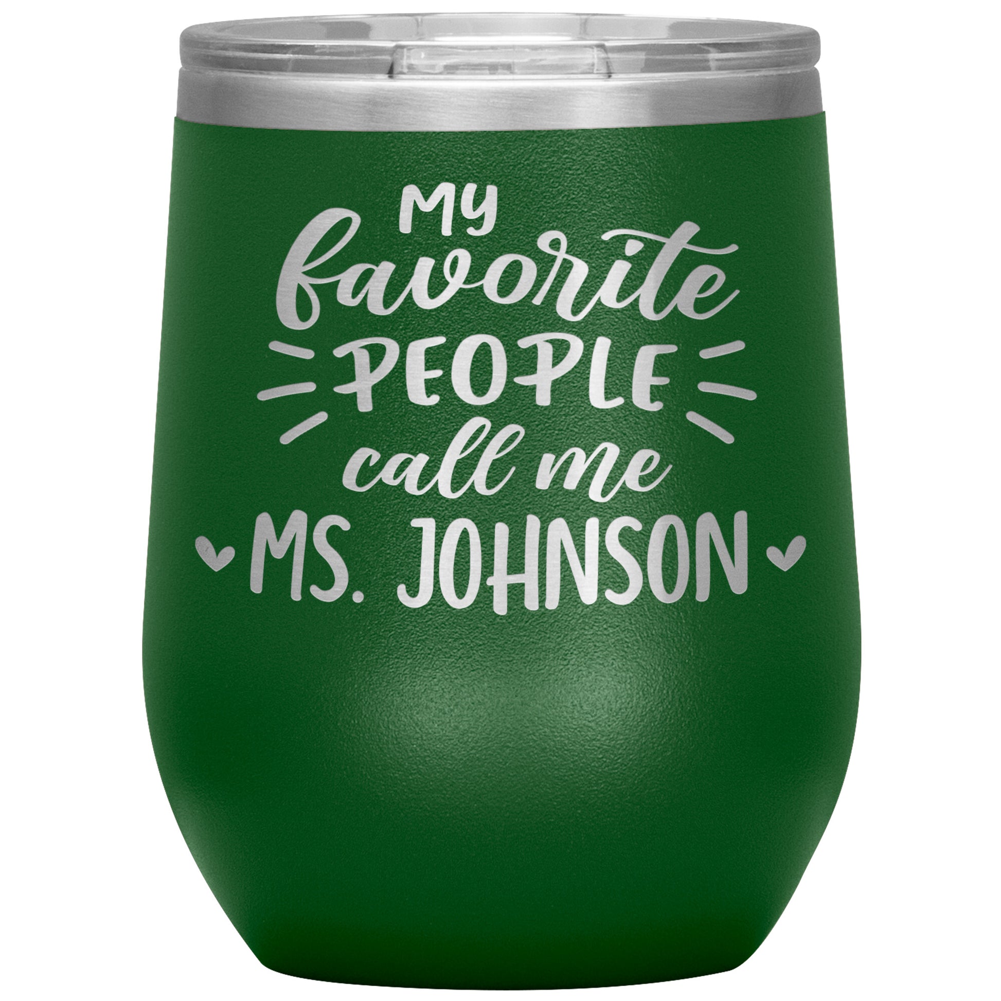 My Favorite People Call Me Teacher Tumbler
