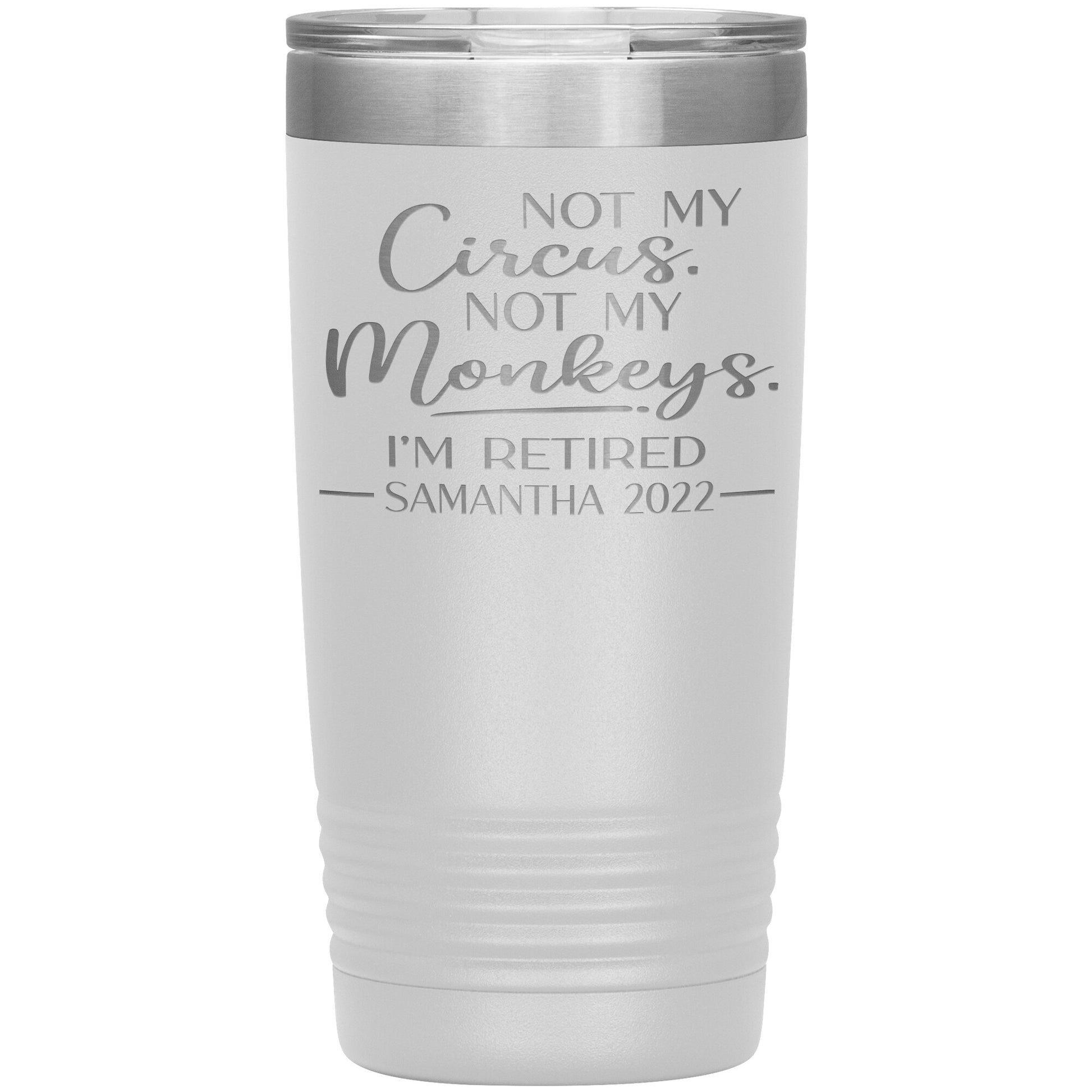 Not my Circus Not my Monkeys 2022 Tumbler
