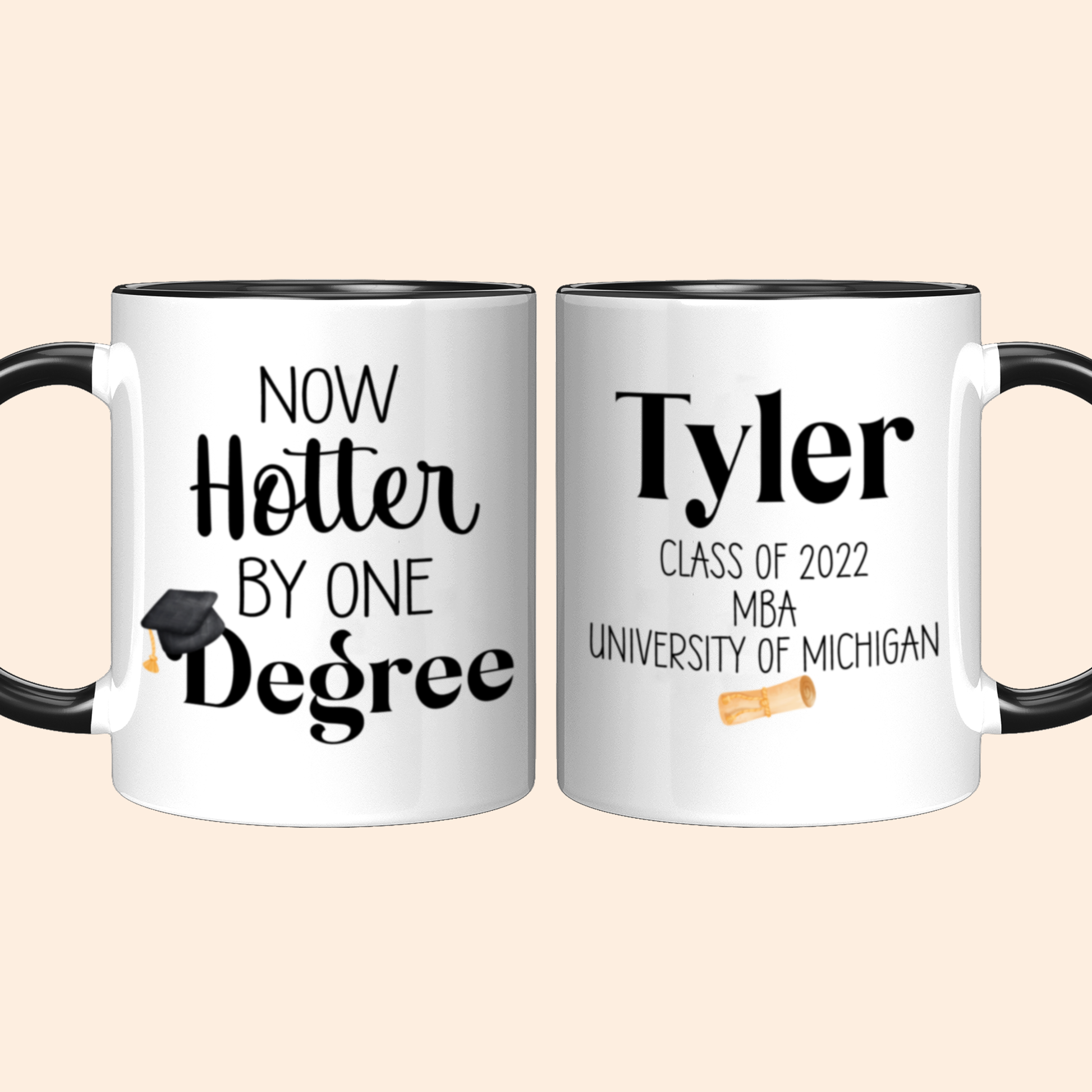 Now Hotter By One Degree Graduation Mug