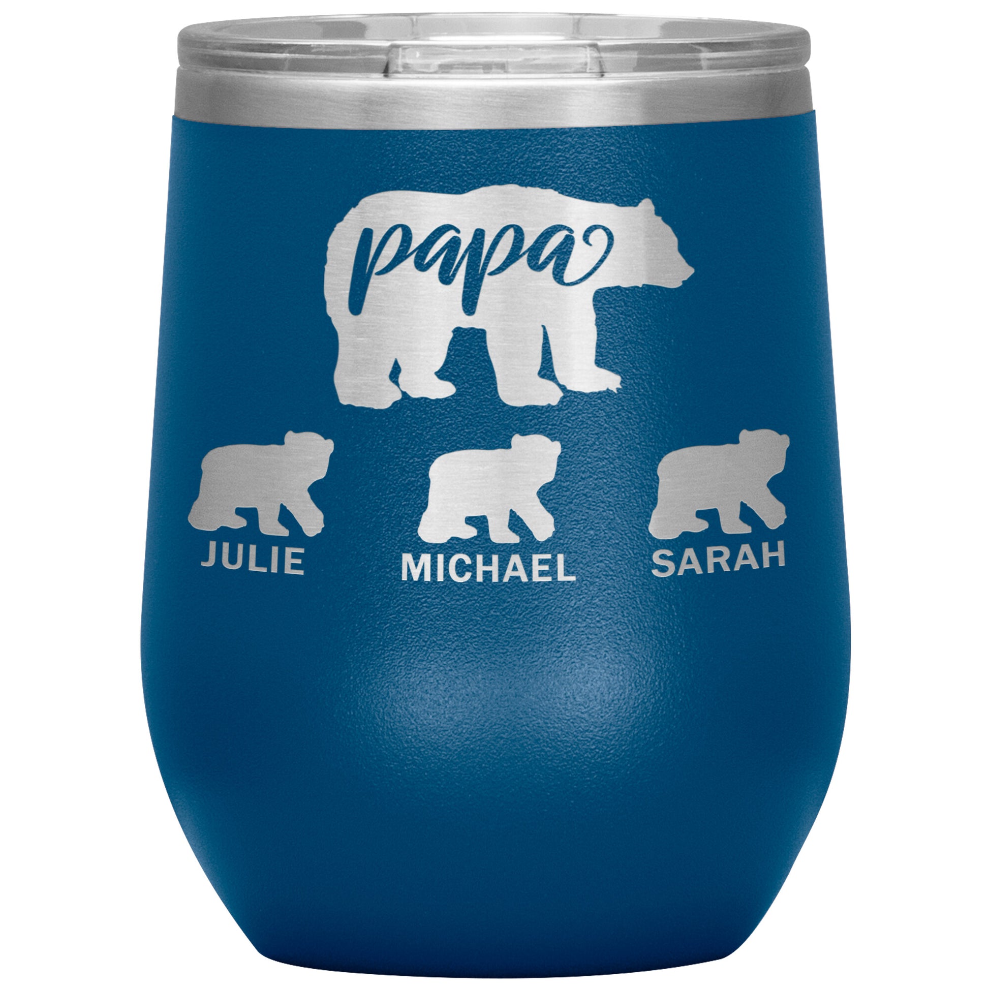 Papa Bear Personalize Tumbler