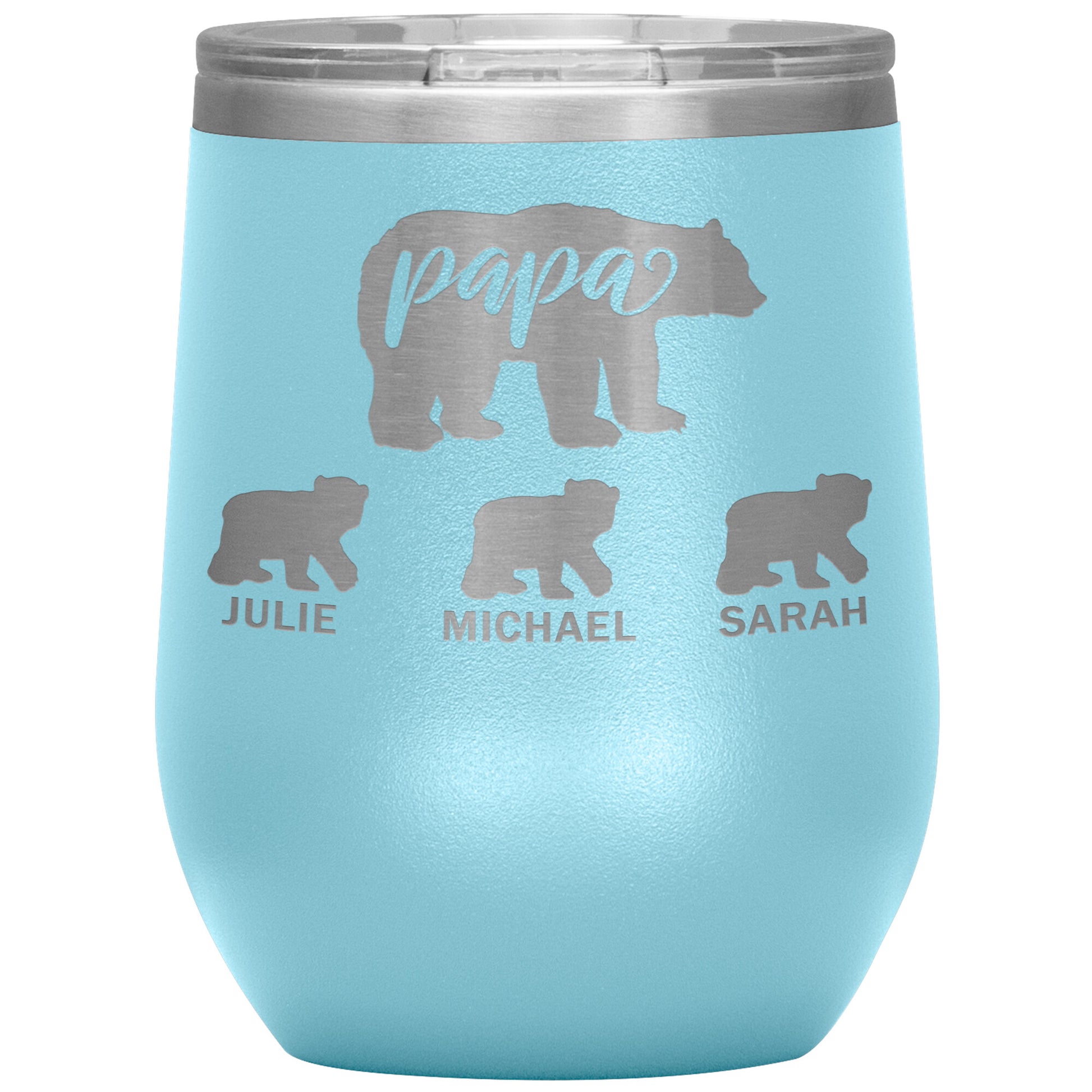 Papa Bear Personalize Tumbler