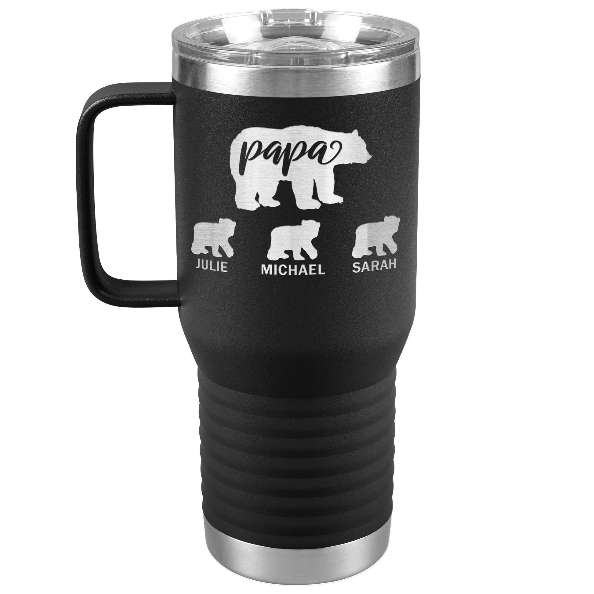 Papa Bear Personalize Tumbler