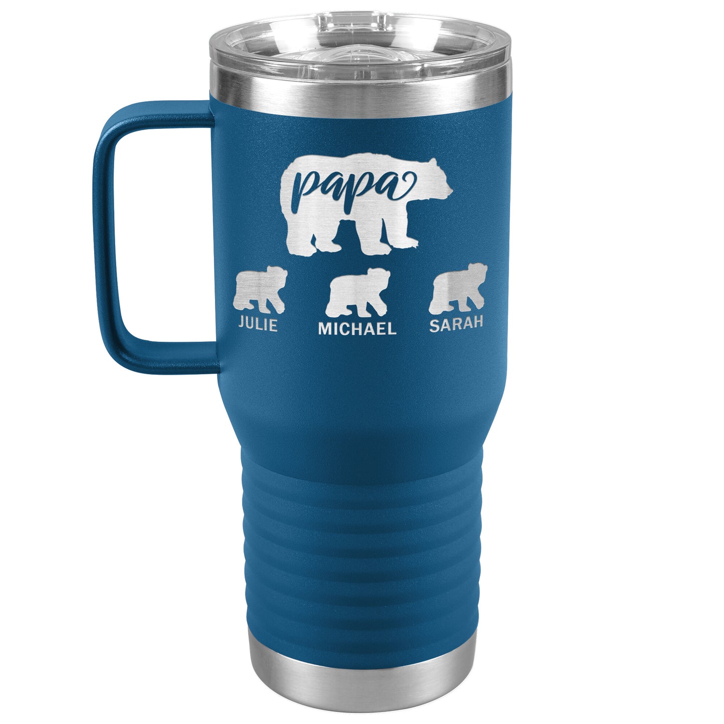 Papa Bear Personalize Tumbler