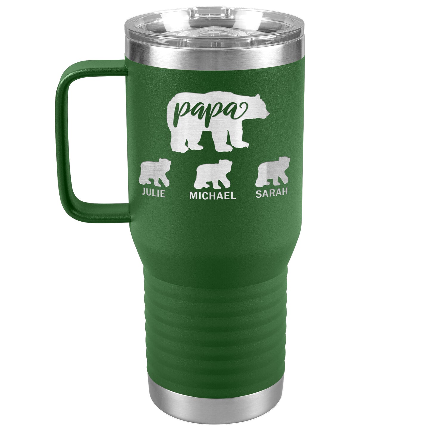 Papa Bear Personalize Tumbler