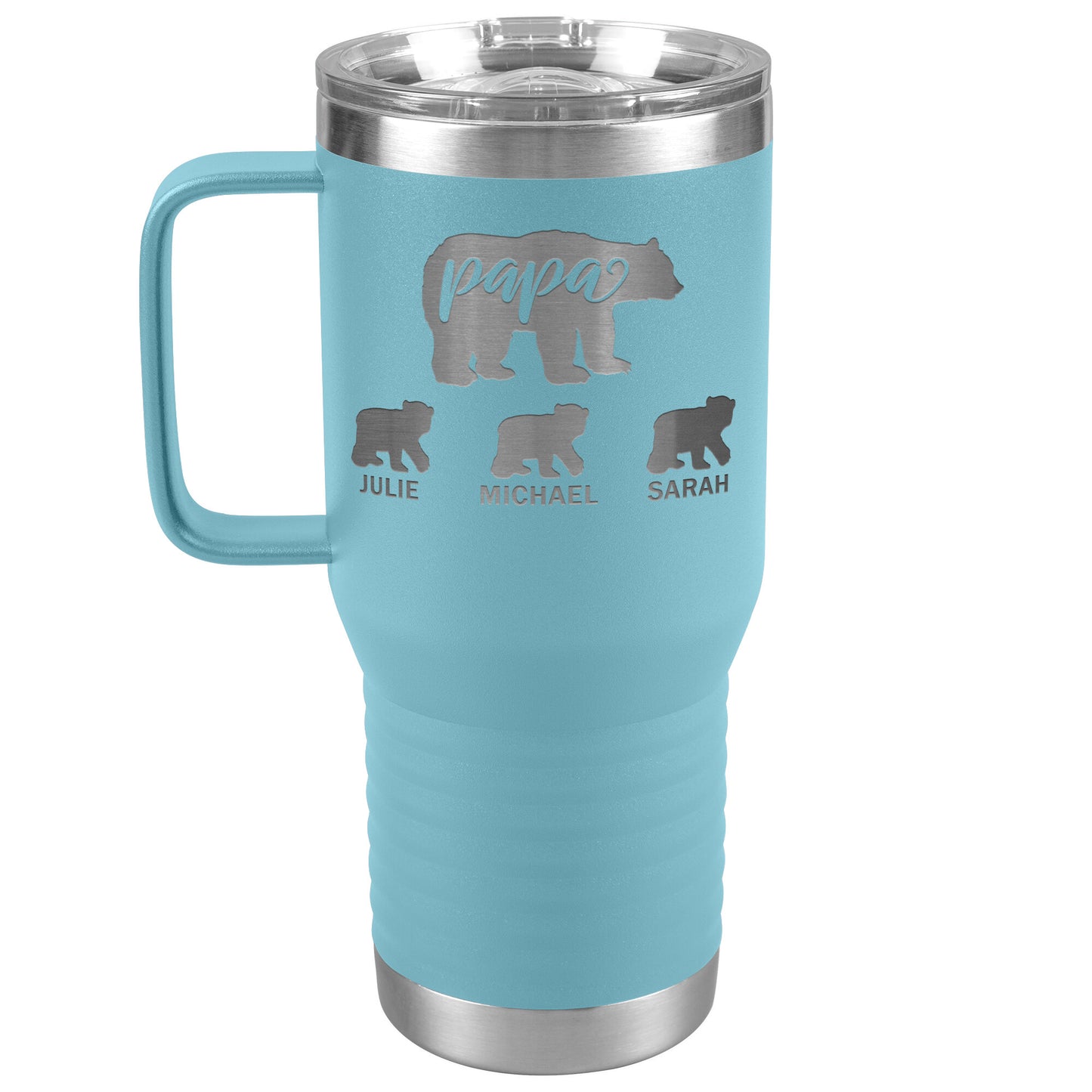 Papa Bear Personalize Tumbler