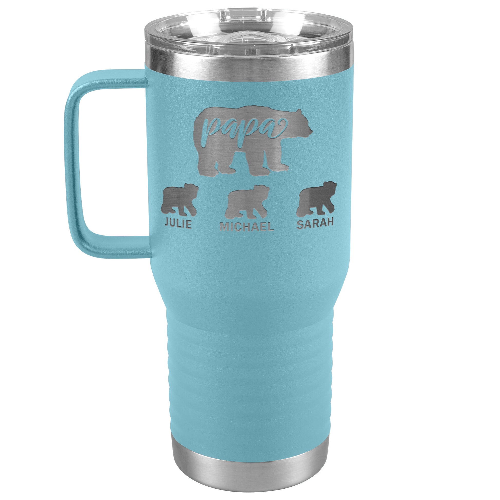 Papa Bear Personalize Tumbler