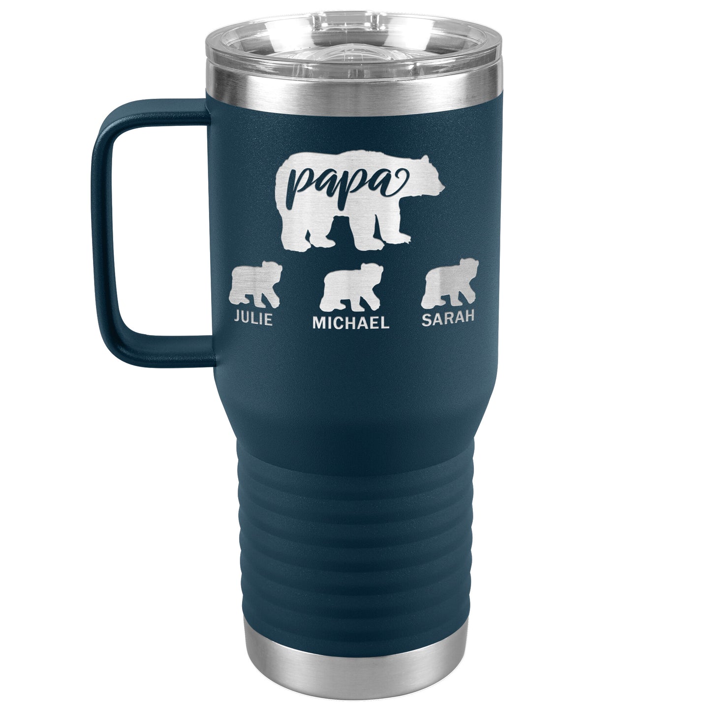 Papa Bear Personalize Tumbler