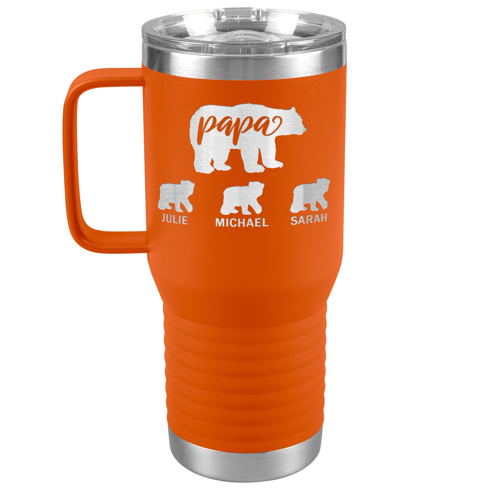 Papa Bear Personalize Tumbler