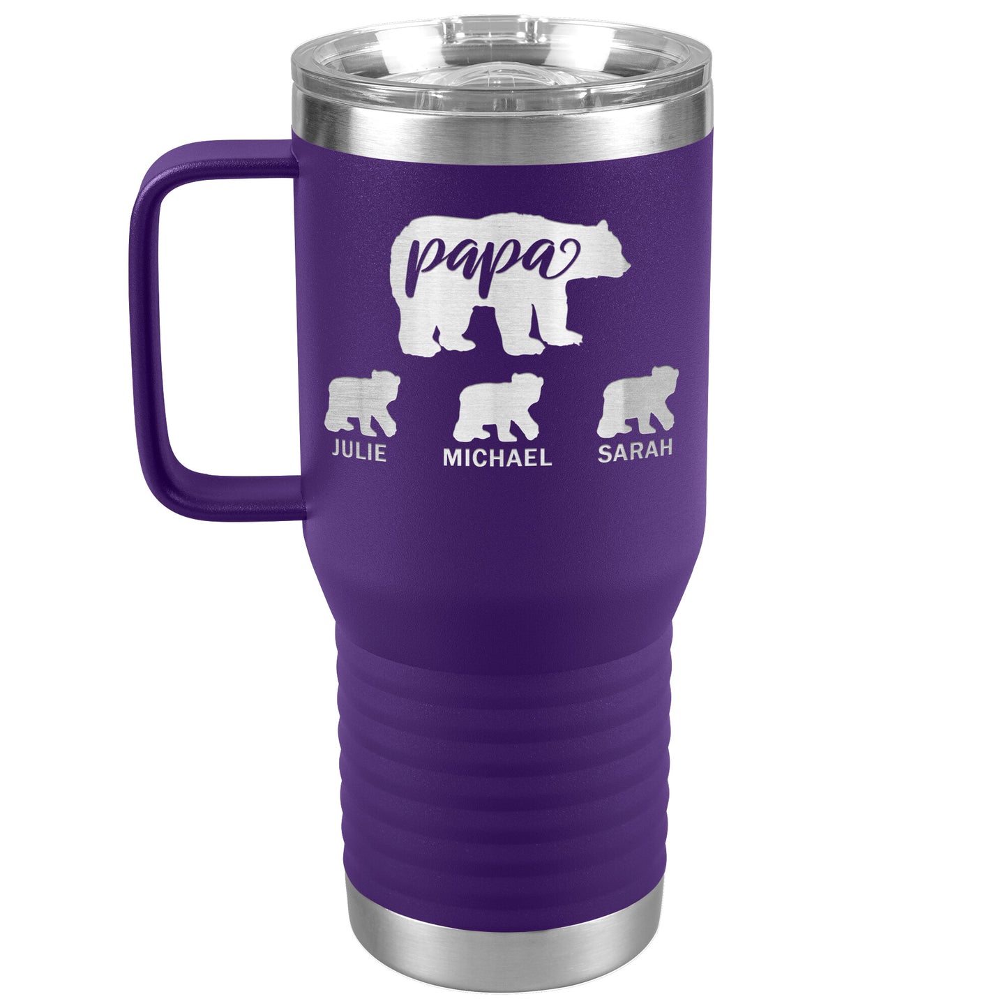 Papa Bear Personalize Tumbler
