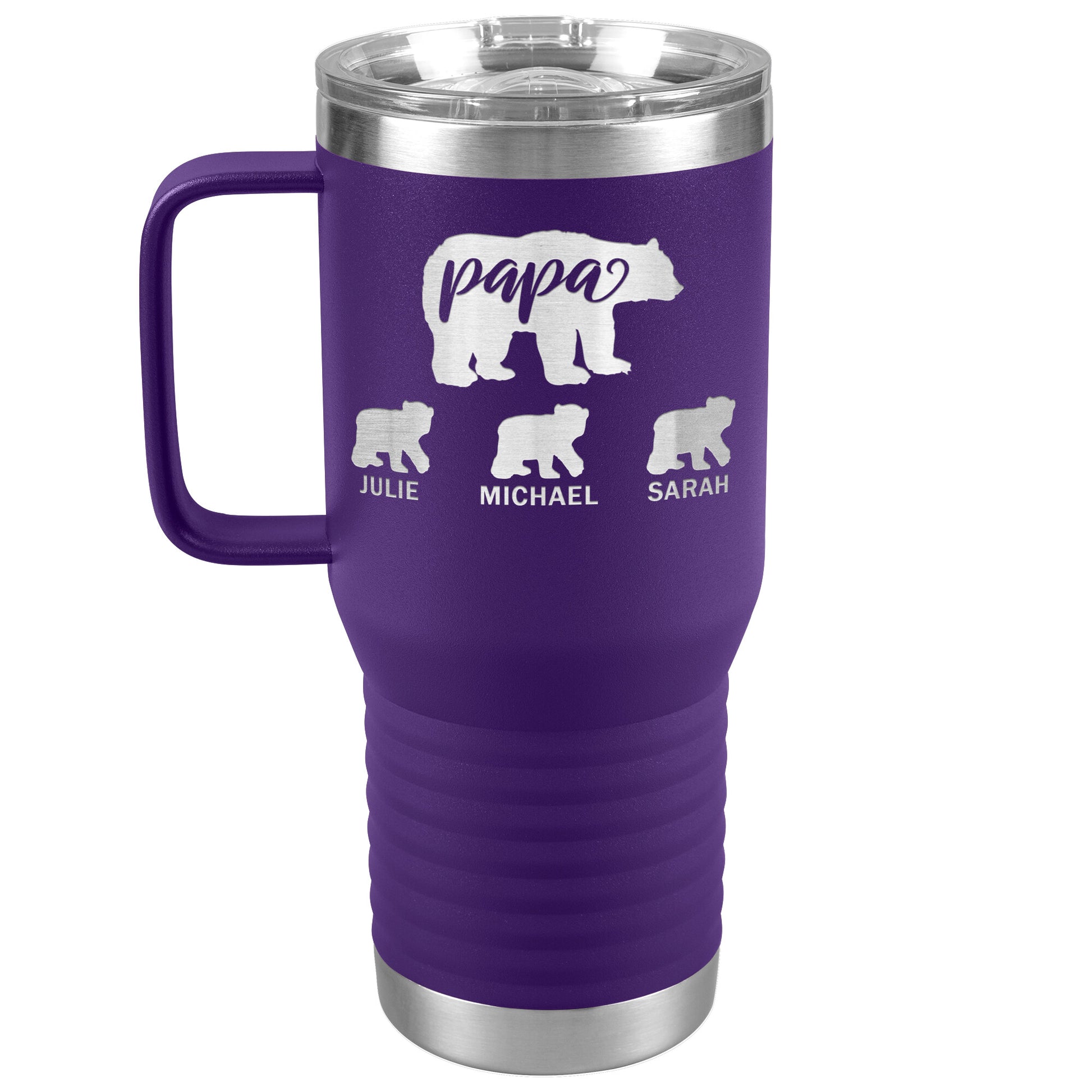 Papa Bear Personalize Tumbler