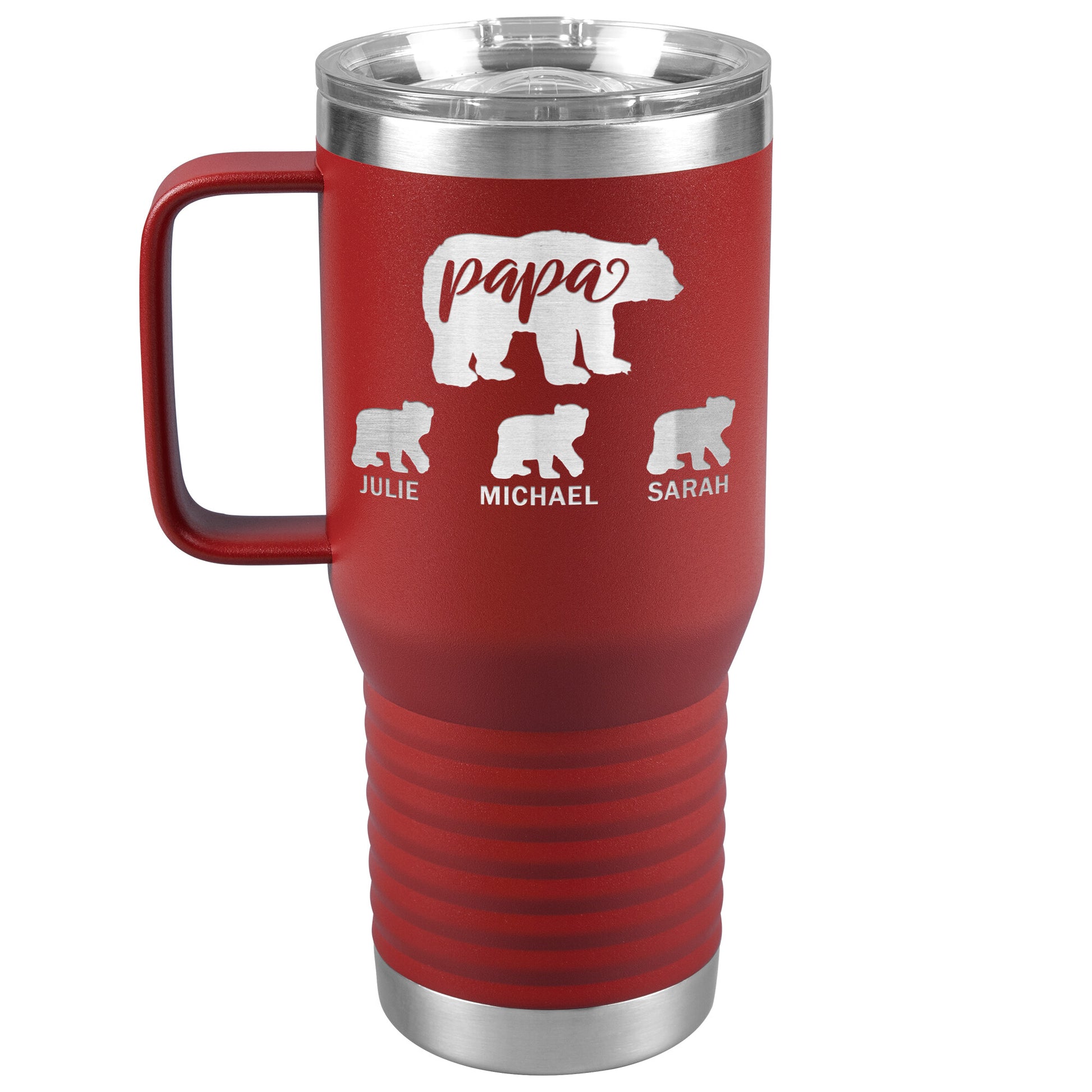 Papa Bear Personalize Tumbler