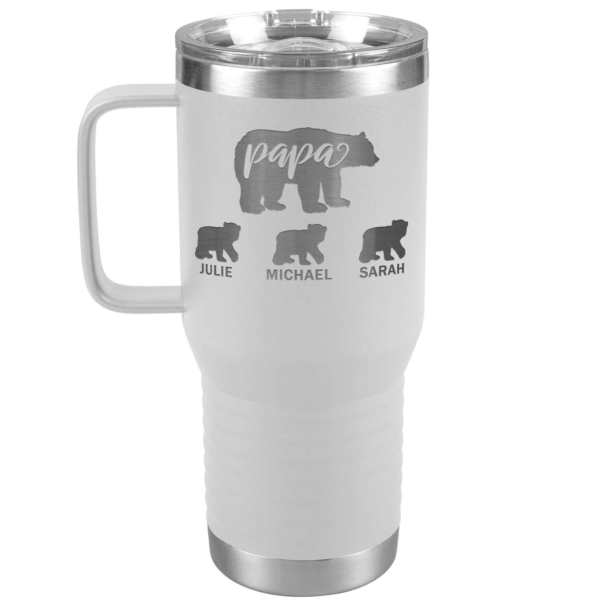 Papa Bear Personalize Tumbler