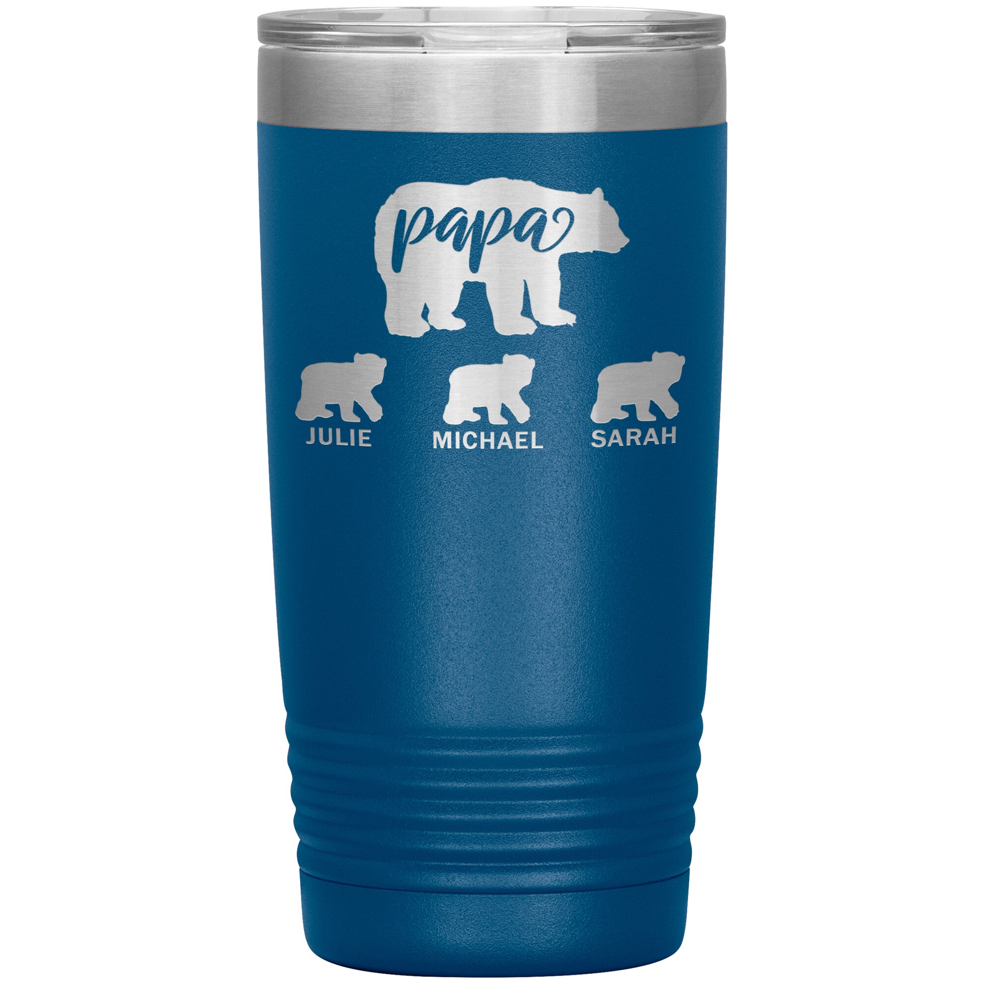 Papa Bear Personalize Tumbler
