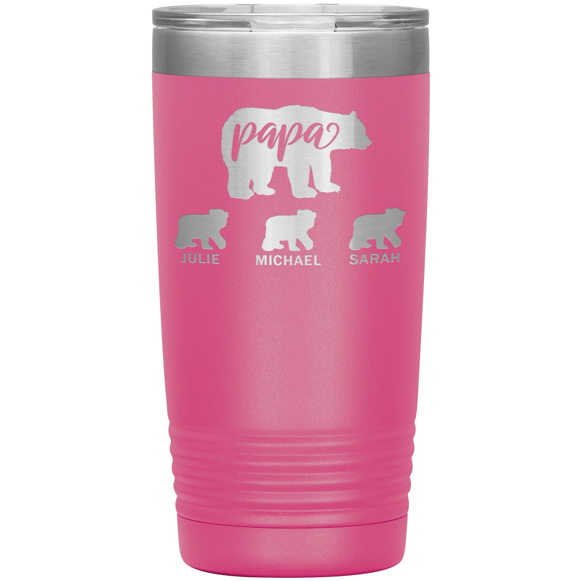 Papa Bear Personalize Tumbler