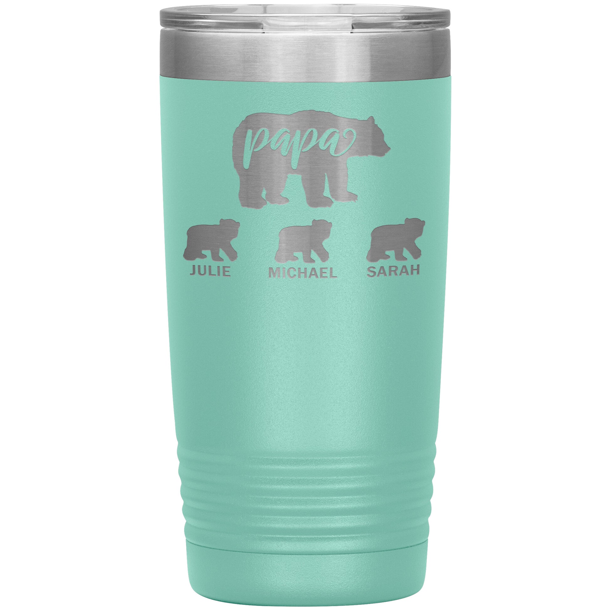 Papa Bear Personalize Tumbler