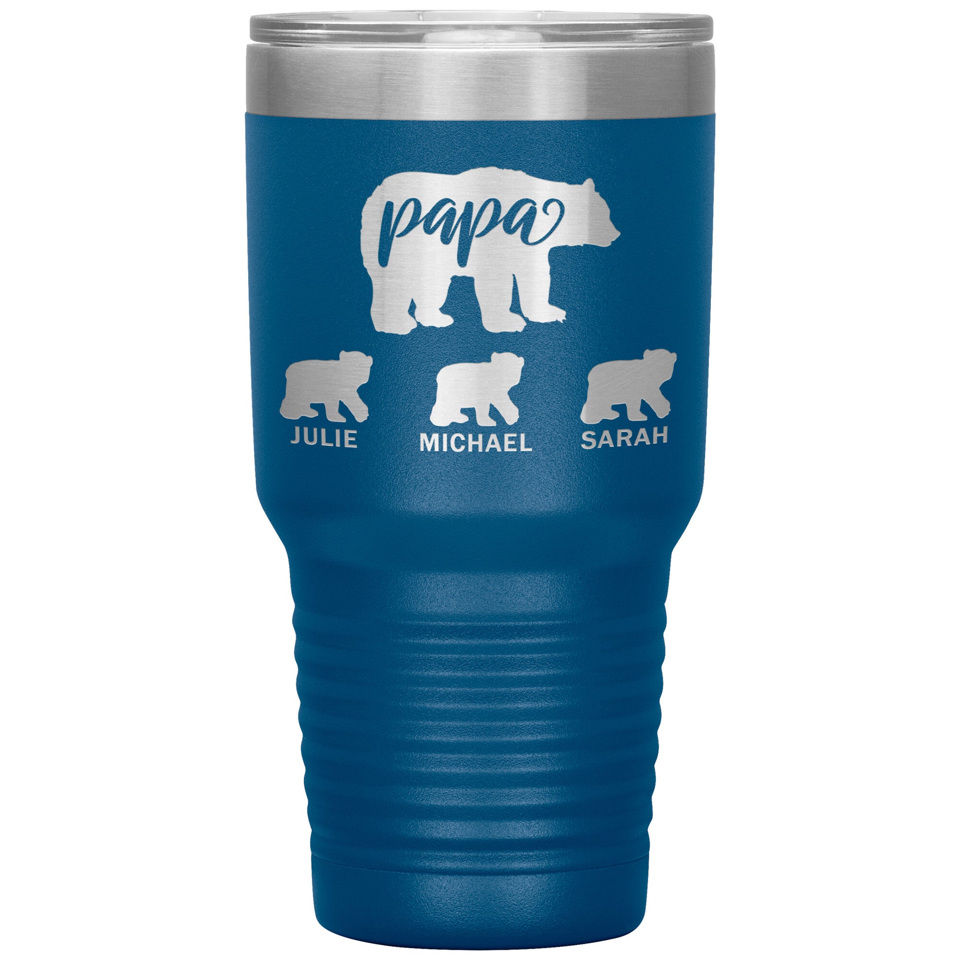 Papa Bear Personalize Tumbler