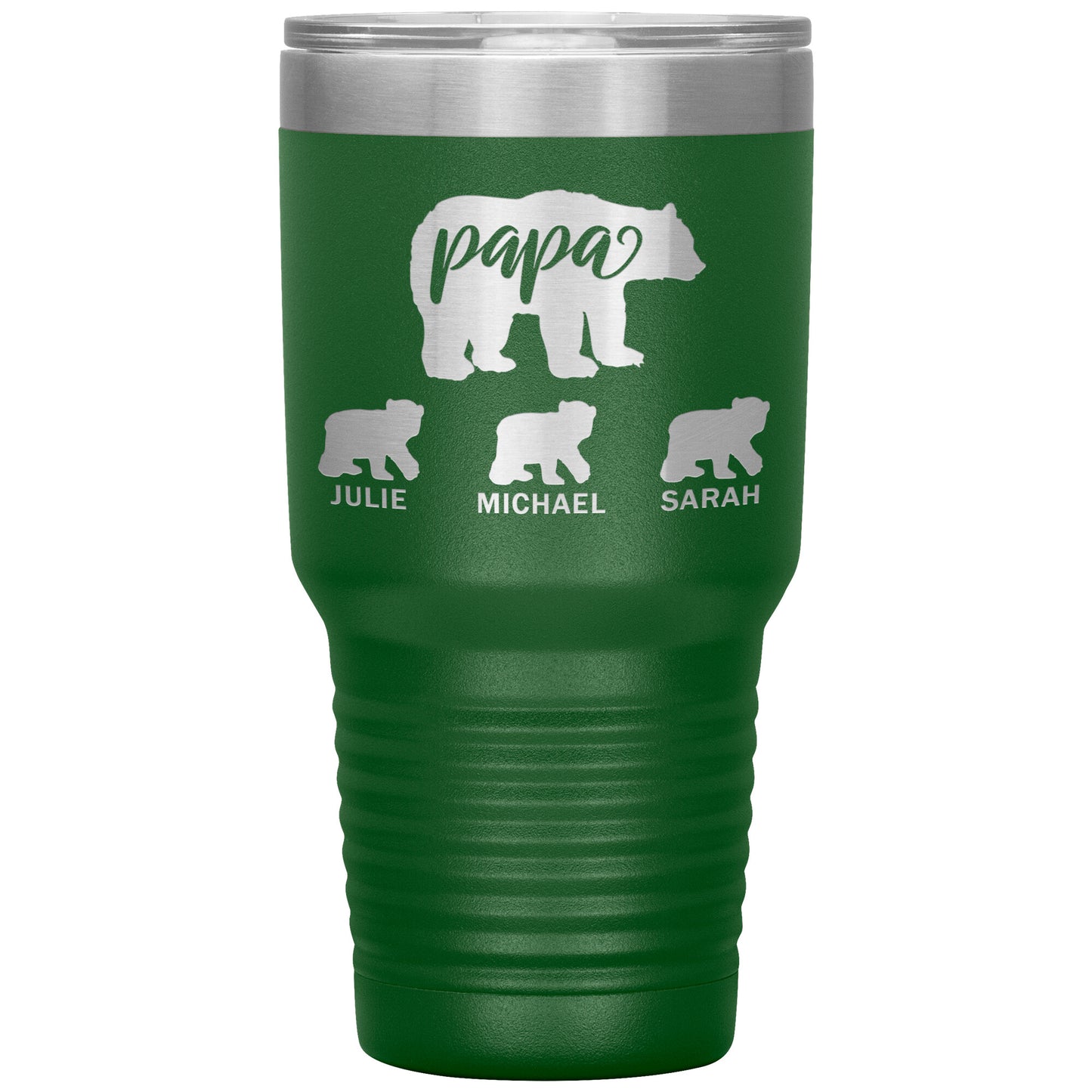 Papa Bear Personalize Tumbler
