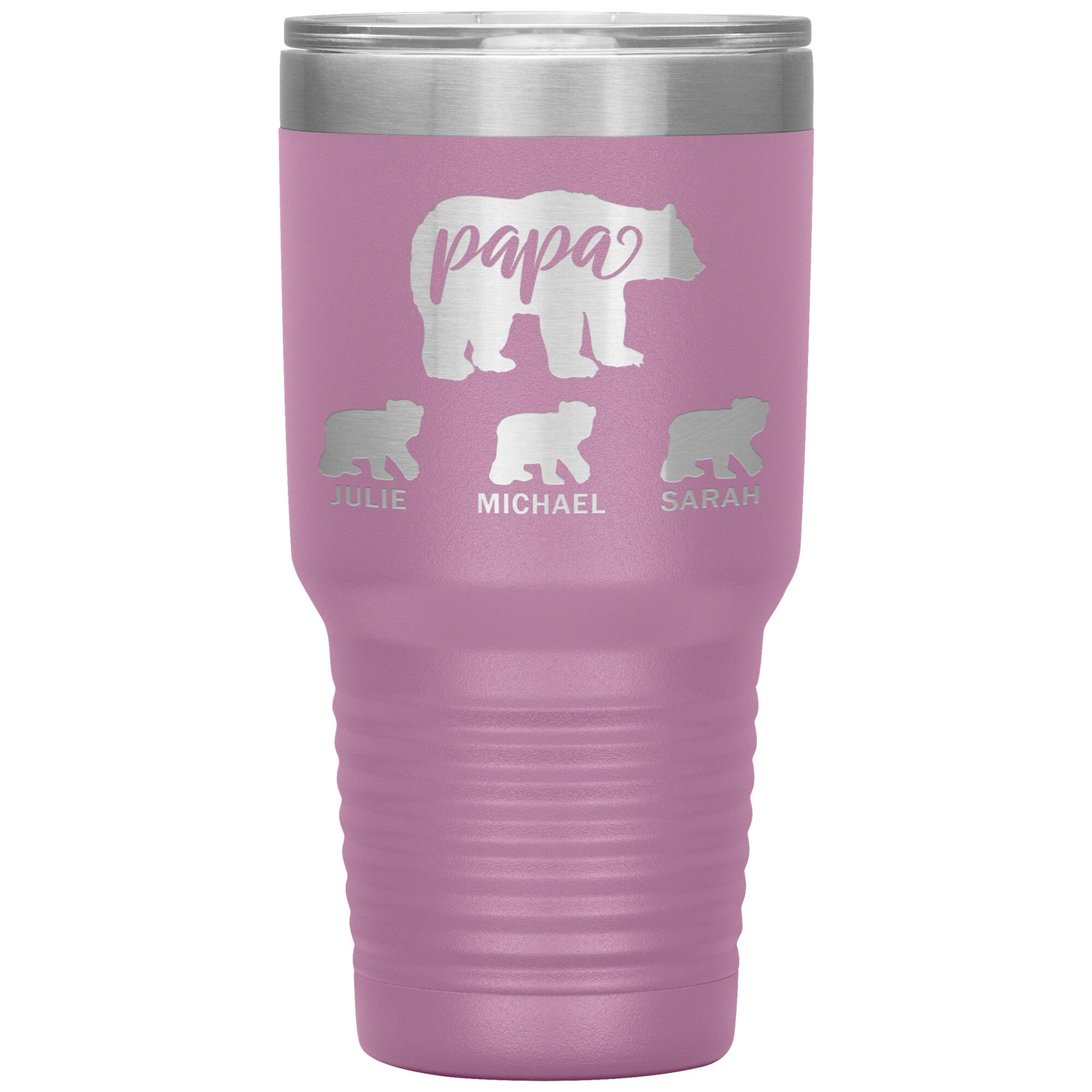 Papa Bear Personalize Tumbler