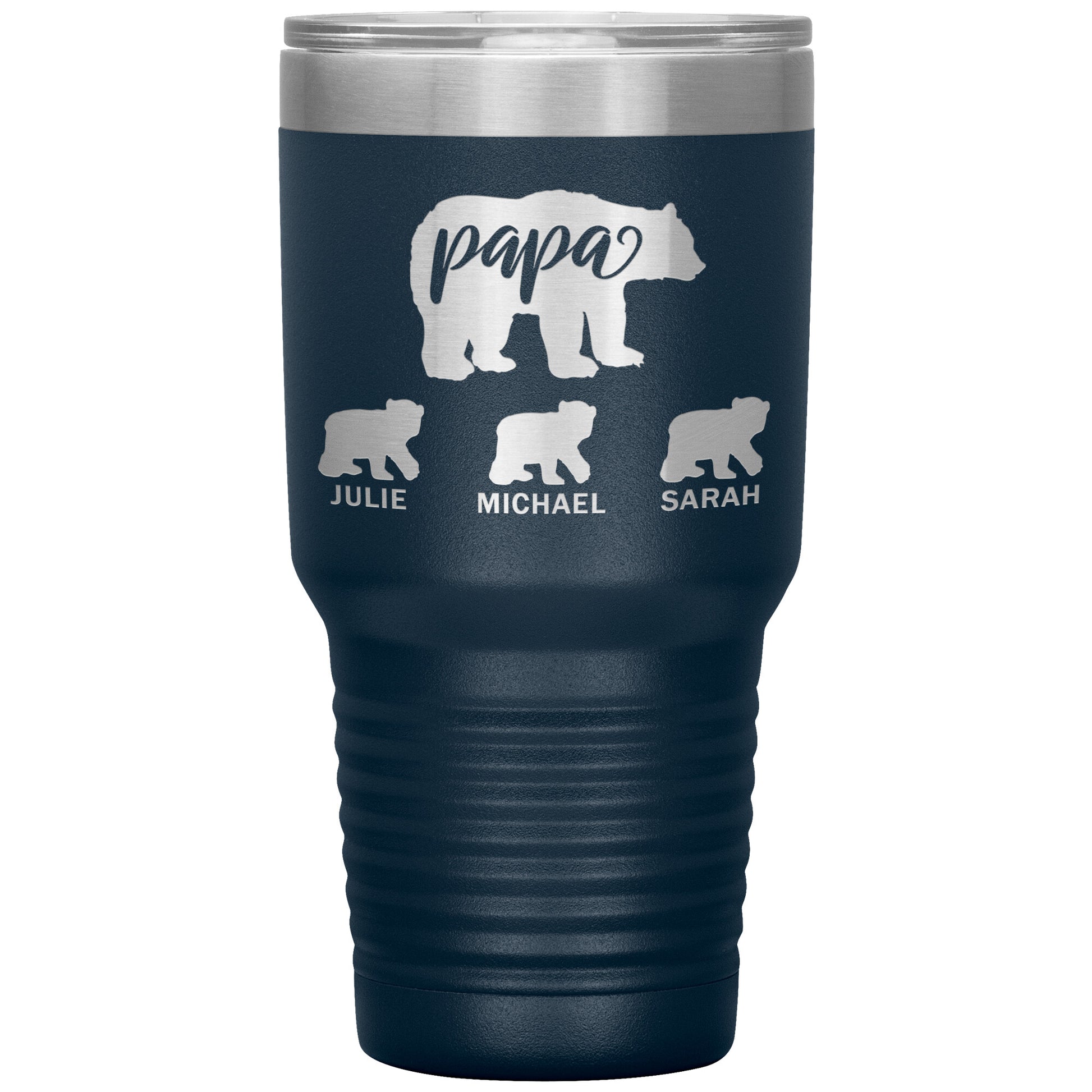 Papa Bear Personalize Tumbler