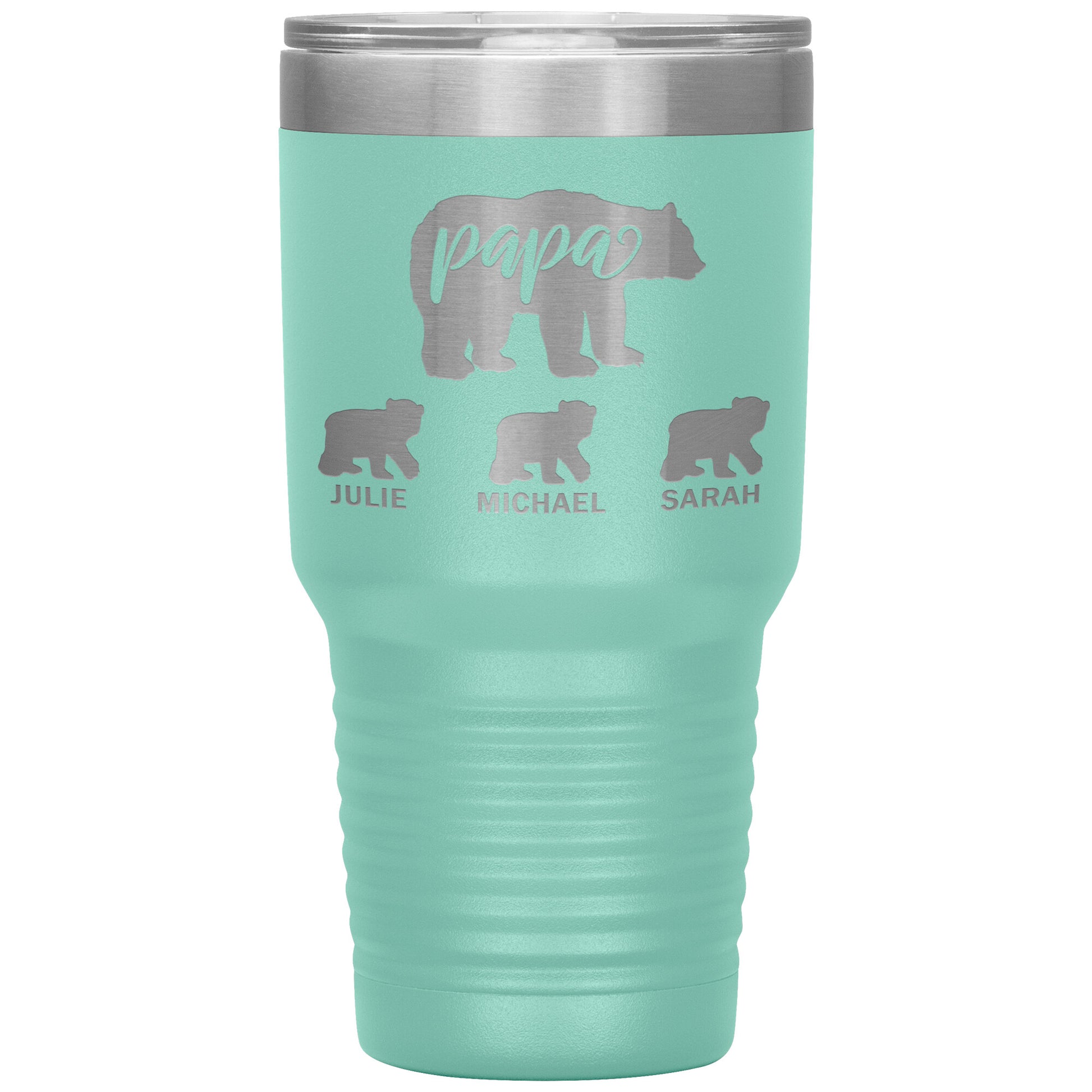 Papa Bear Personalize Tumbler