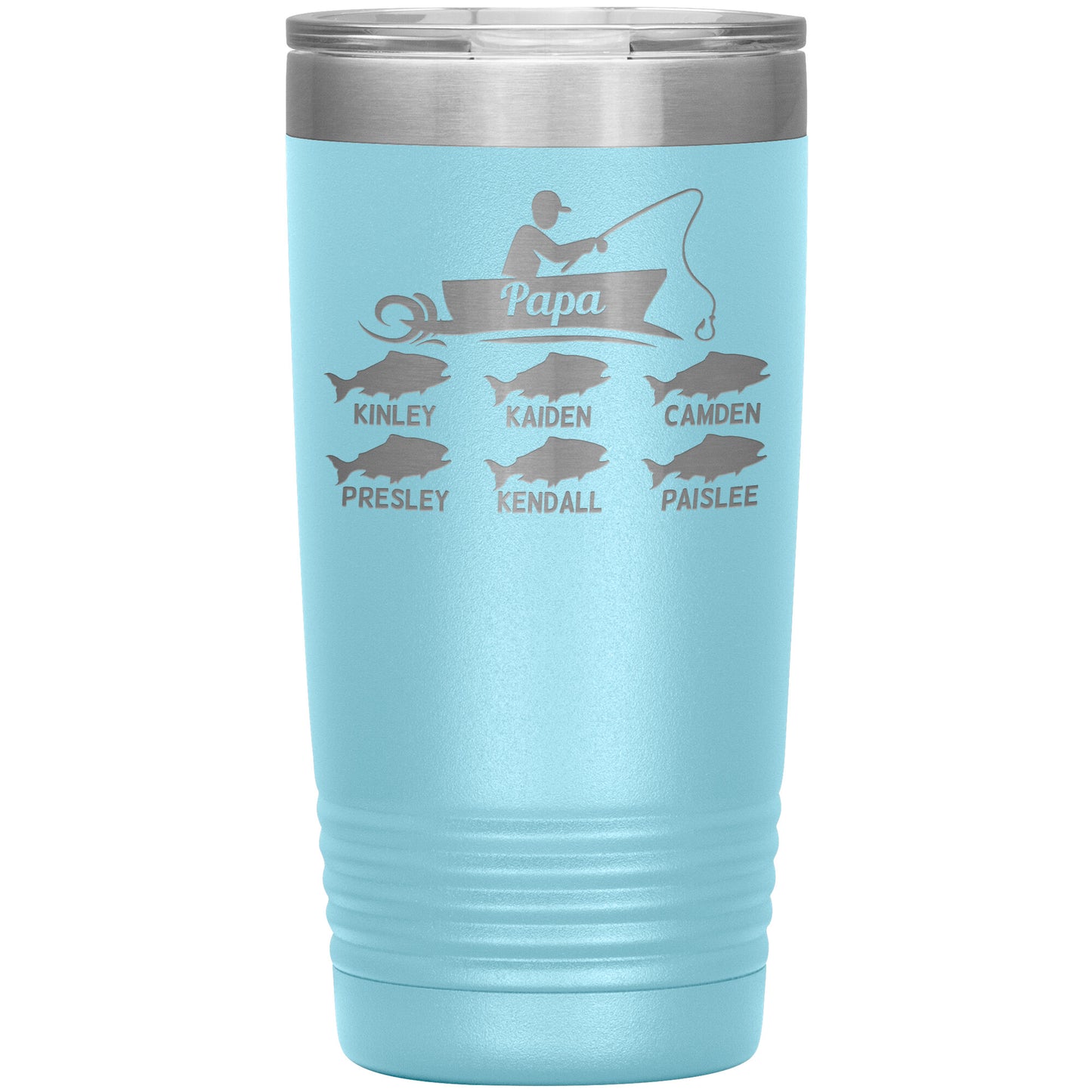 Papa Fishing Tumbler