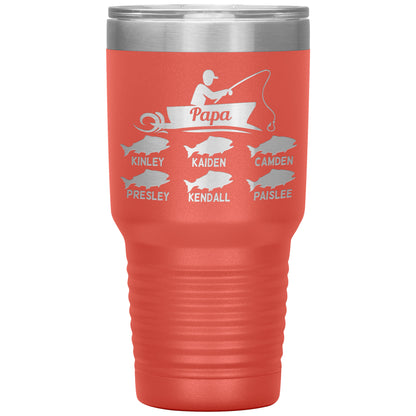 Papa Fishing Tumbler