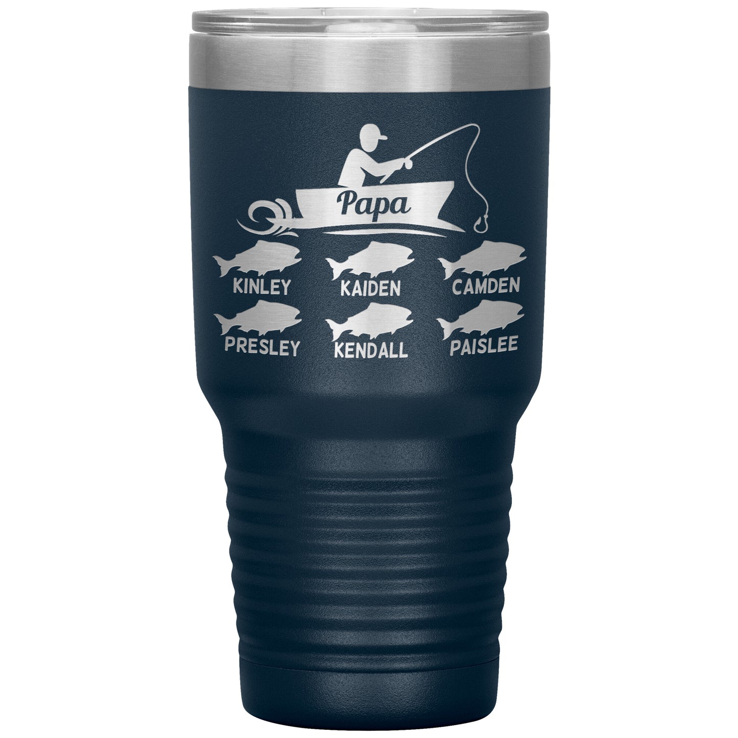 Papa Fishing Tumbler