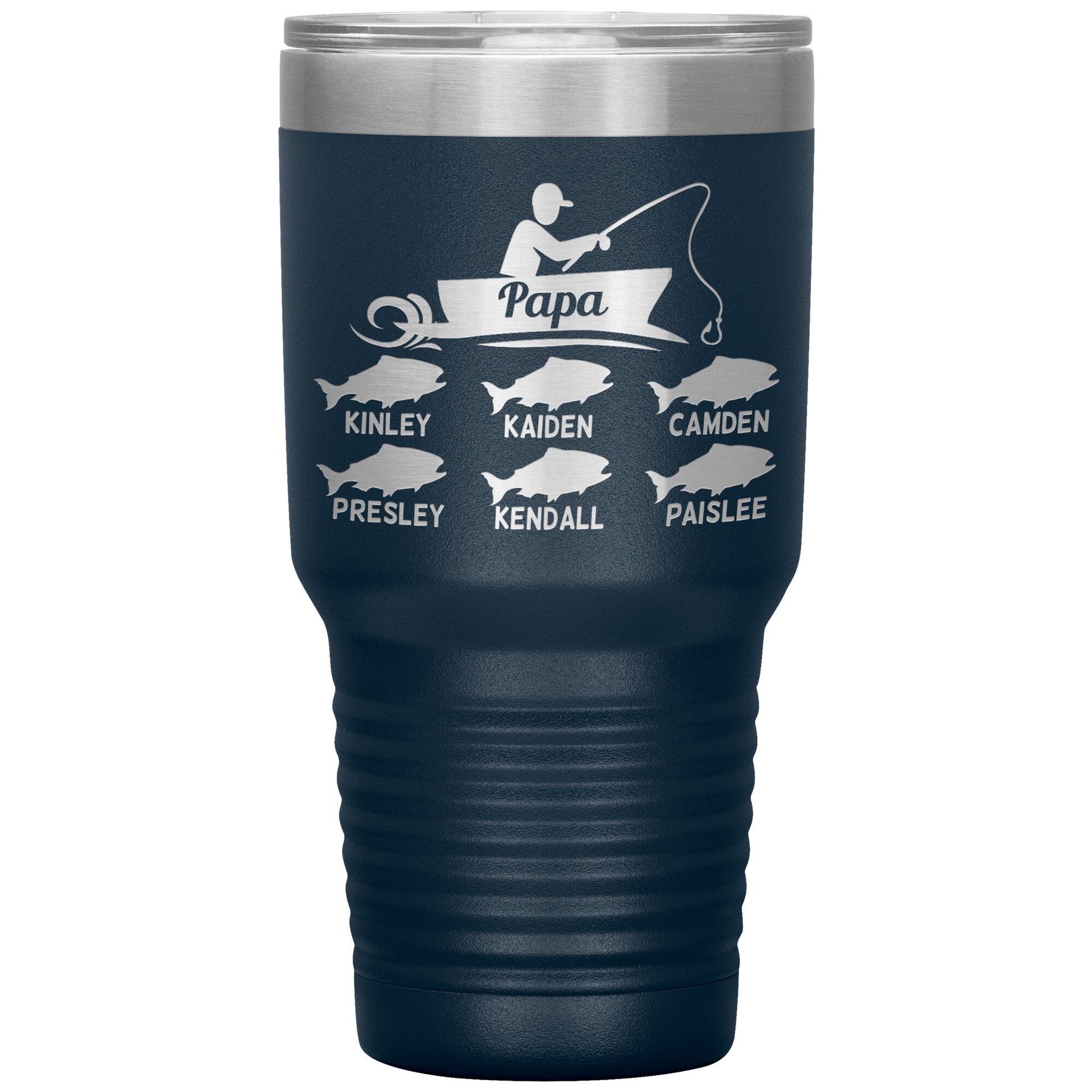 Papa Fishing Tumbler