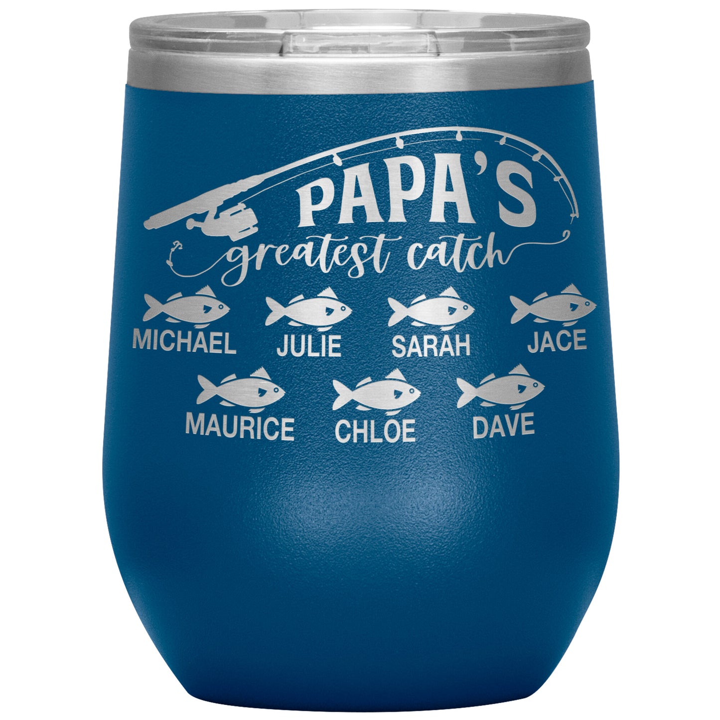 Papa's Greatest Catch Tumbler