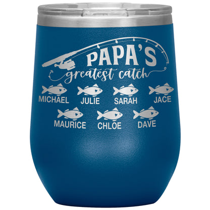 Papa's Greatest Catch Tumbler