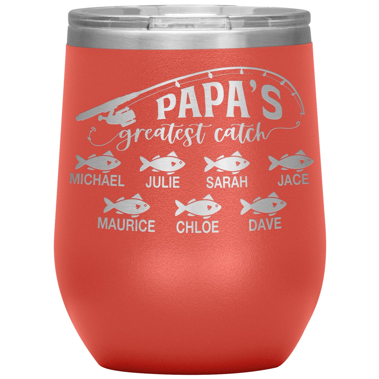 Papa's Greatest Catch Tumbler
