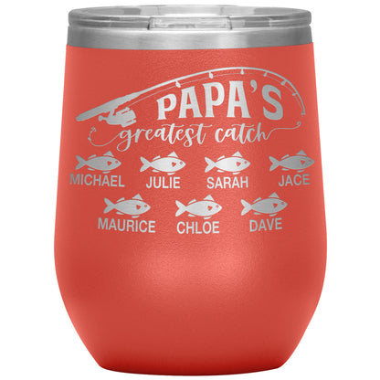Papa's Greatest Catch Tumbler
