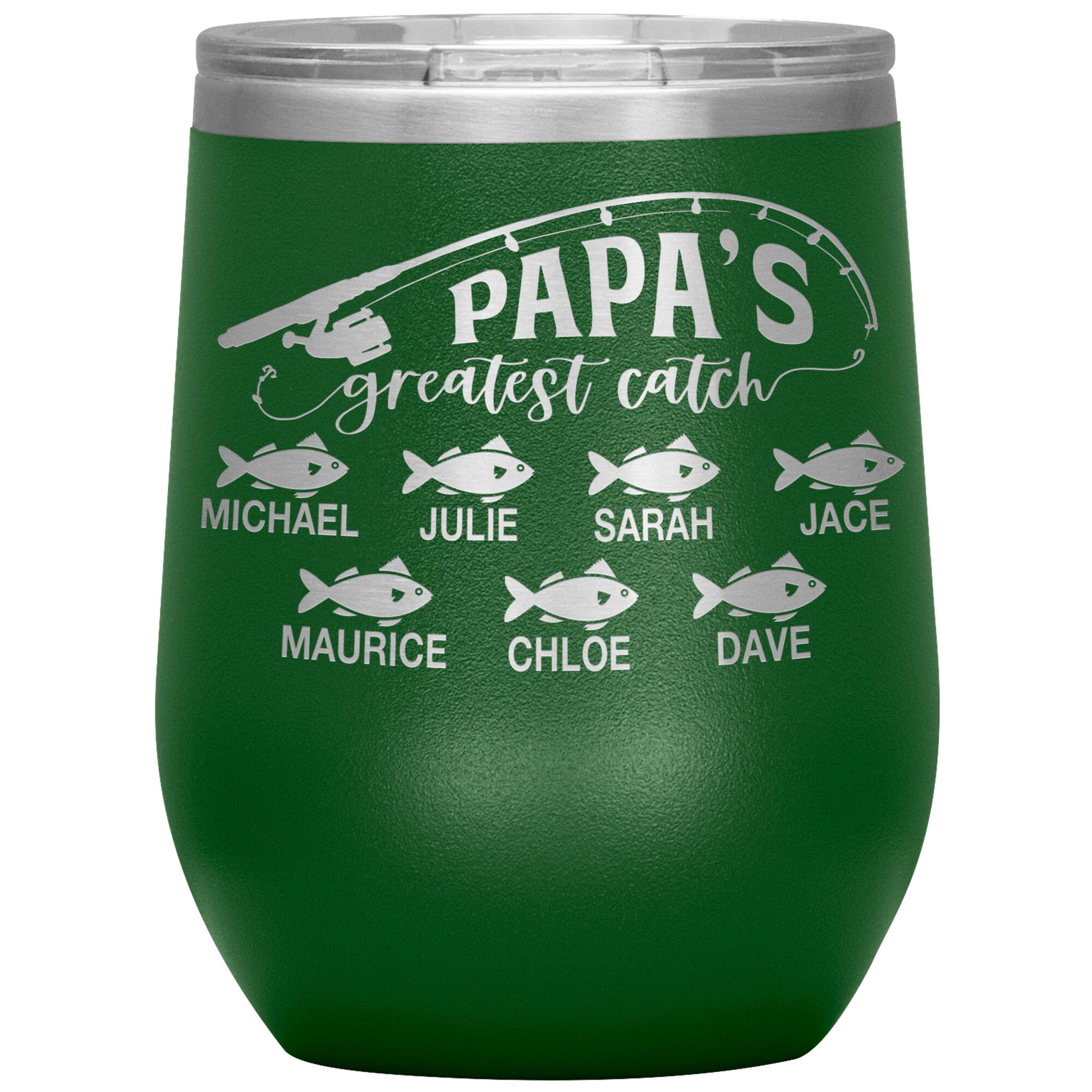 Papa's Greatest Catch Tumbler